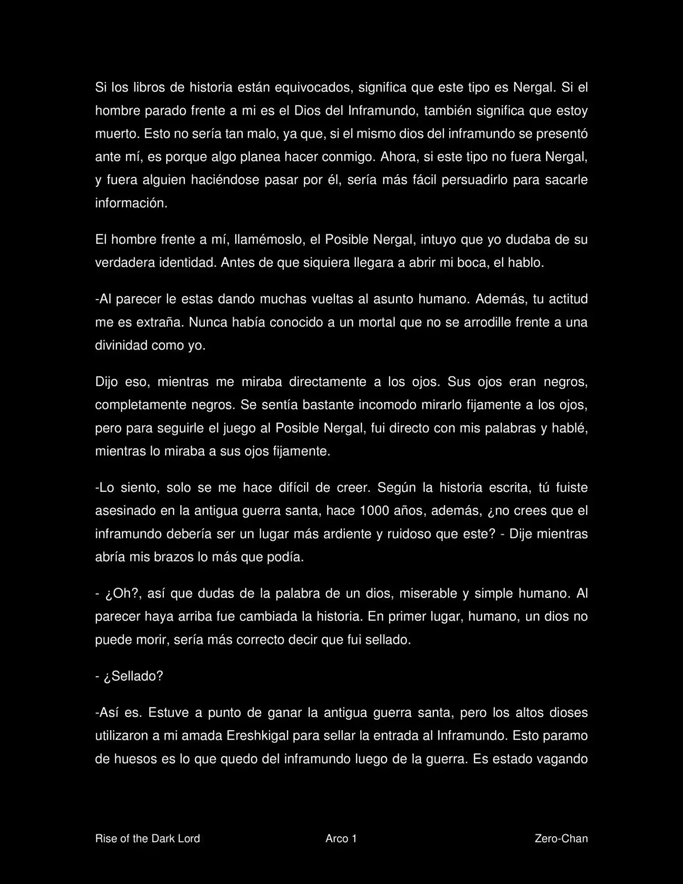 Rise Of The Dark Lord (Novela) - Capítulo  - Página 5 - LectorTMOo