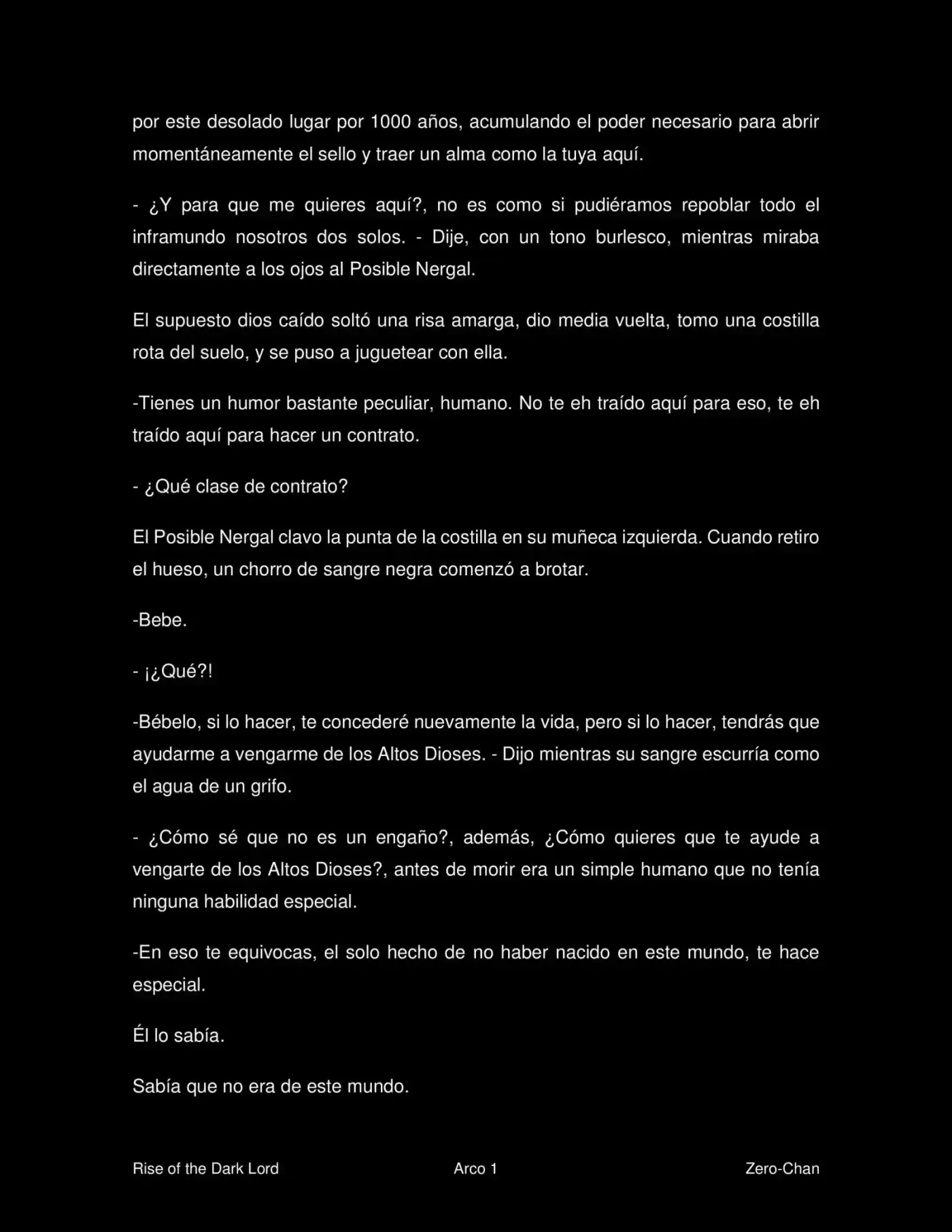 Rise Of The Dark Lord (Novela) - Capítulo  - Página 6 - LectorTMOo