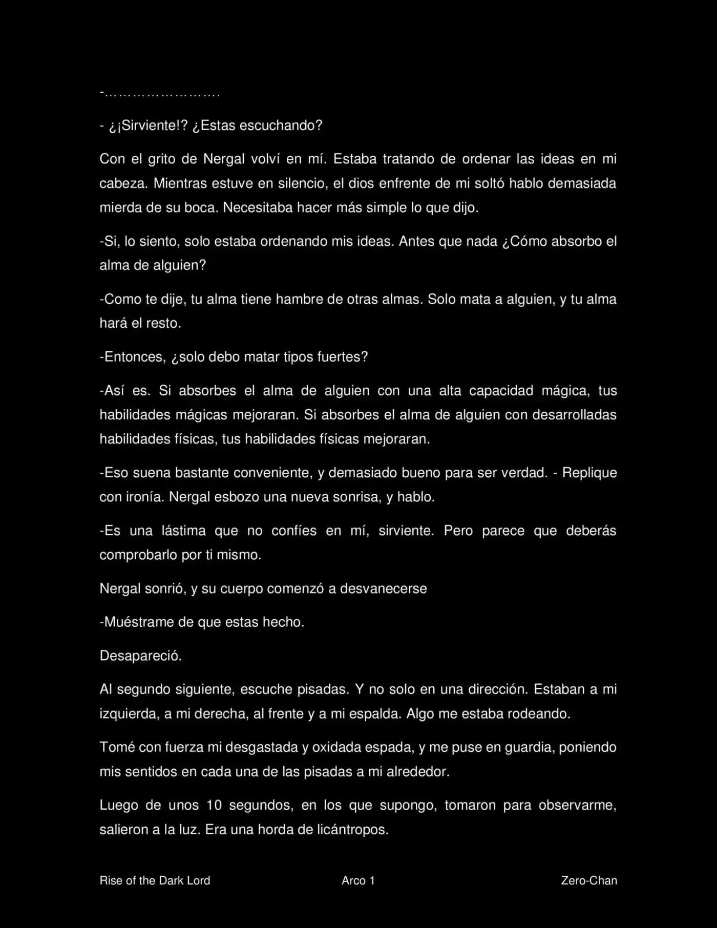 Rise Of The Dark Lord (Novela) - Capítulo 1 - Página 5 - LectorTMOo