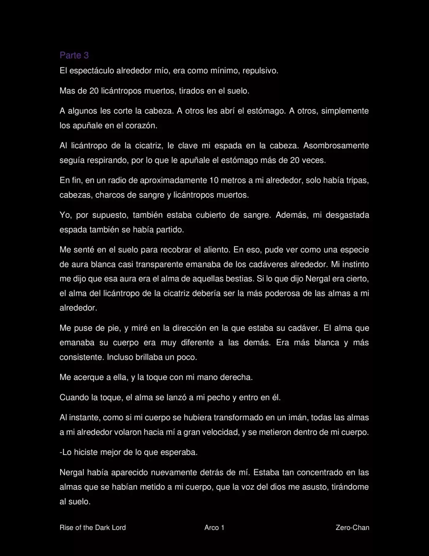 Rise Of The Dark Lord (Novela) - Capítulo 1 - Página 7 - LectorTMOo