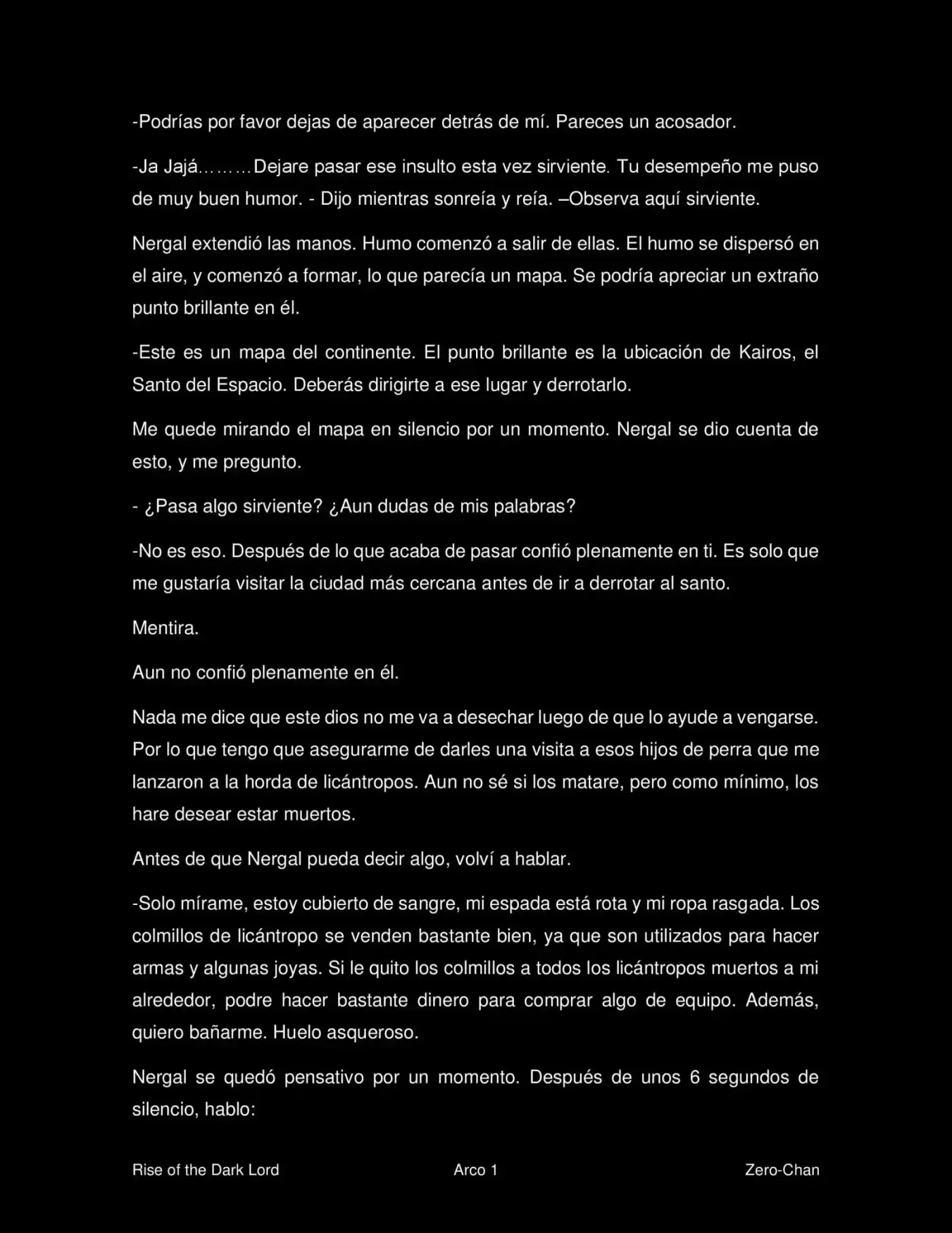 Rise Of The Dark Lord (Novela) - Capítulo 1 - Página 8 - LectorTMOo