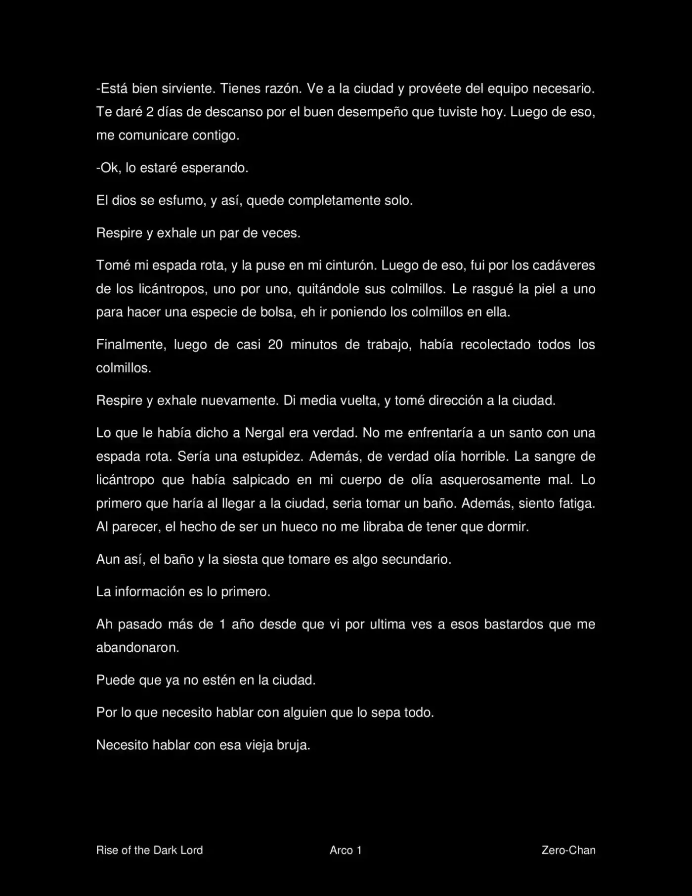Rise Of The Dark Lord (Novela) - Capítulo 1 - Página 9 - LectorTMOo