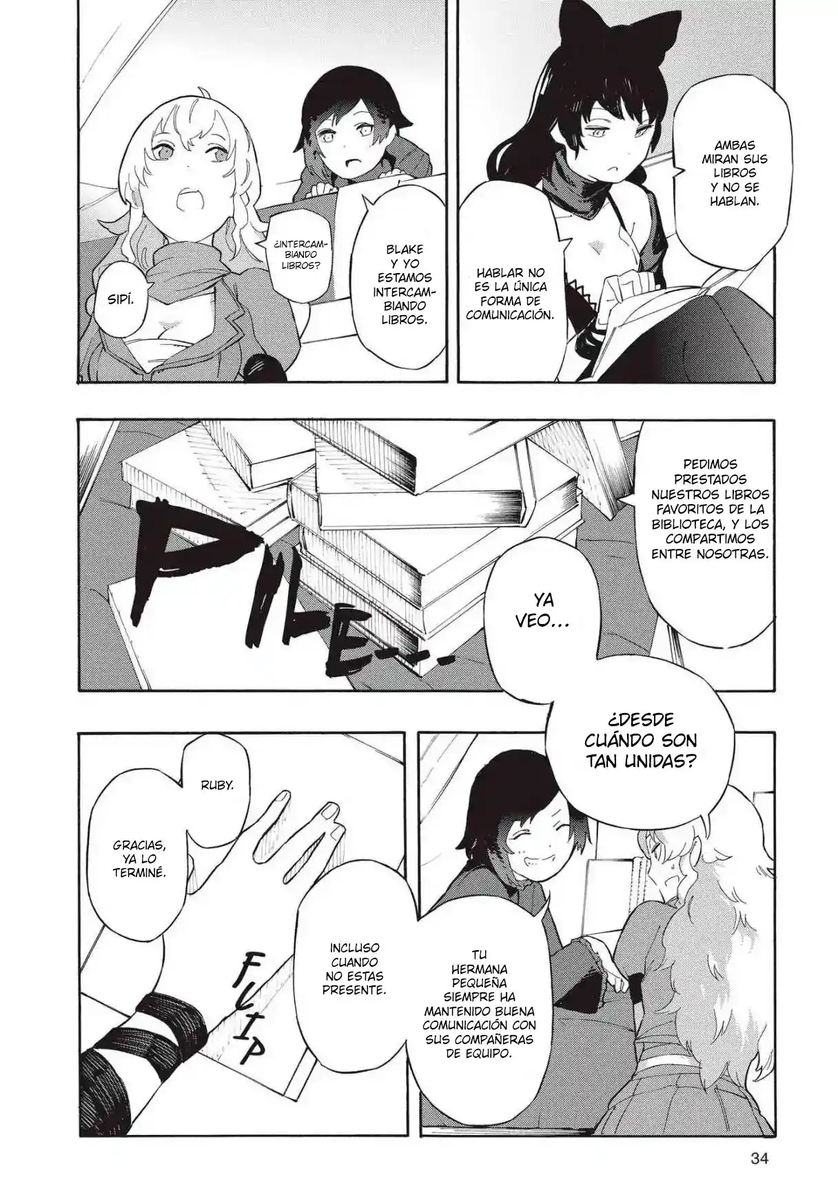 RWBY Antología oficial del manga: Red Like Roses - Capítulo 3 - Página 4 - LectorTMOo