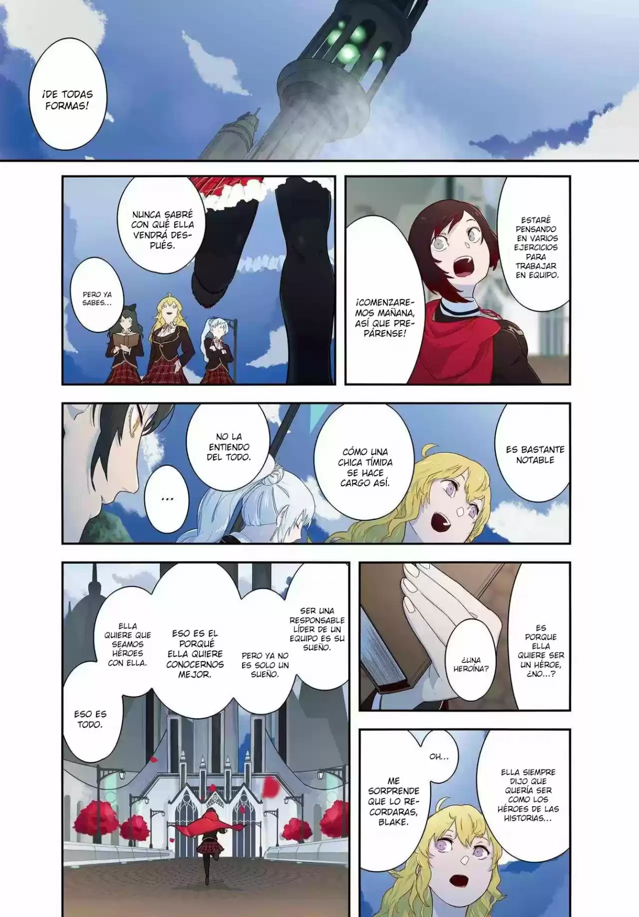 RWBY Antología oficial del manga: Red Like Roses - Capítulo - Página 8 - LectorTMOo