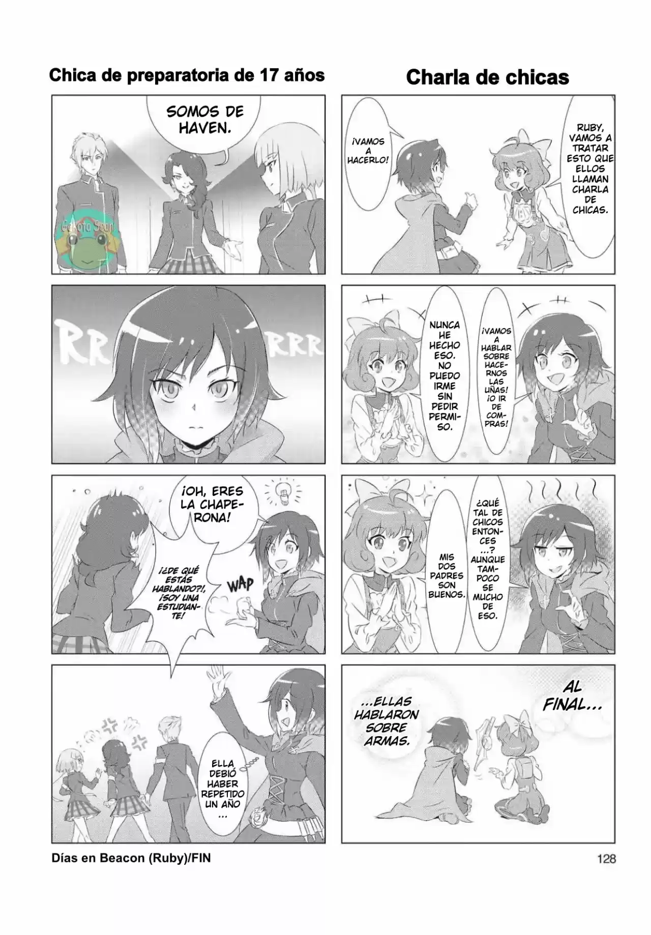 RWBY Antología oficial del manga: Red Like Roses - Capítulo 14 - Página 5 - LectorTMOo