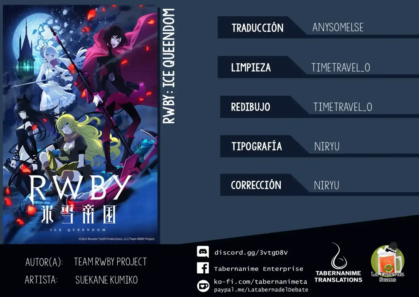 RWBY: Ice Queendom - Capítulo 1.20 - Página 1 - LectorTMOo