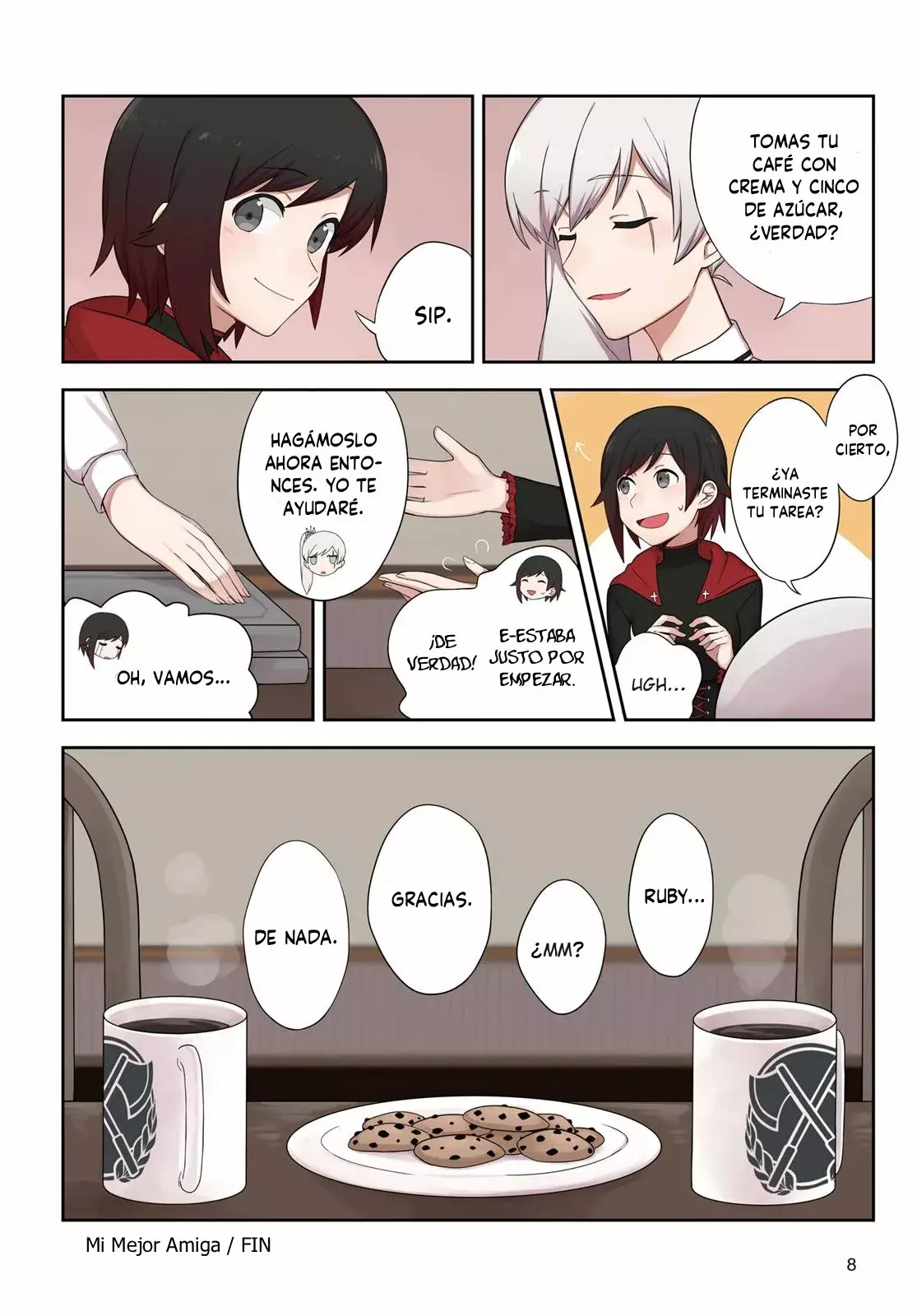 RWBY Official Manga Anthology: Mirror Mirror - Capítulo 1 - Página 8 - LectorTMOo