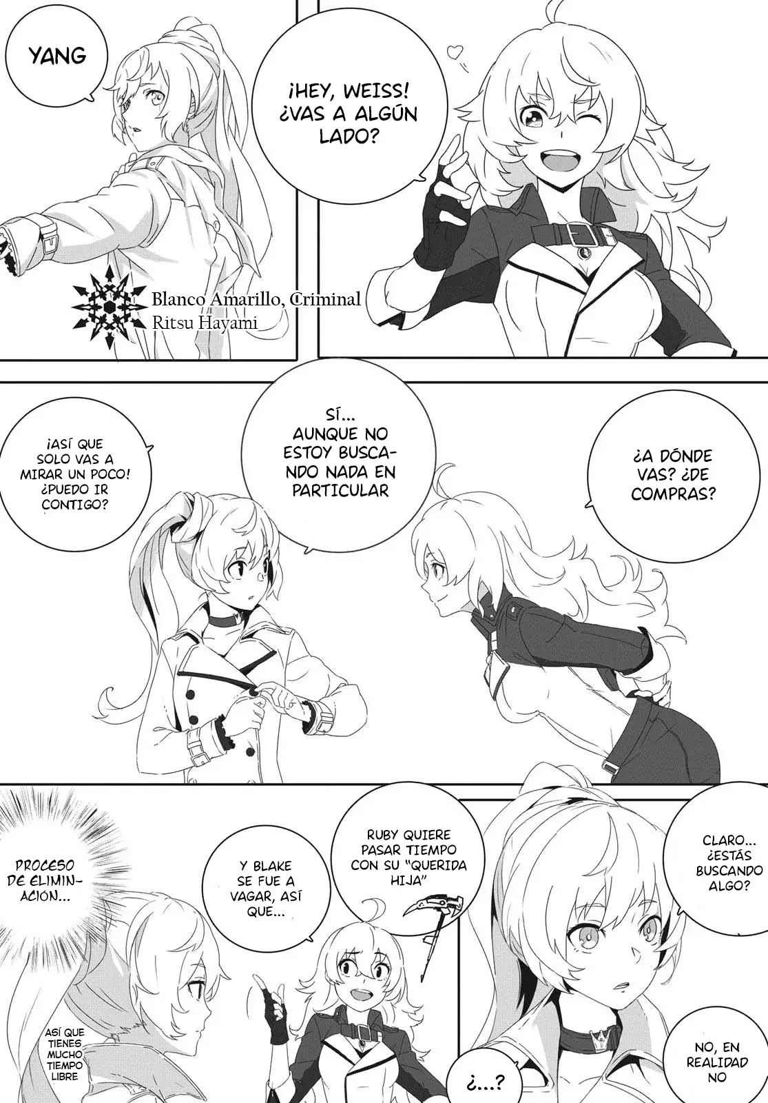 RWBY Official Manga Anthology: Mirror Mirror - Capítulo 5 - Página 1 - LectorTMOo