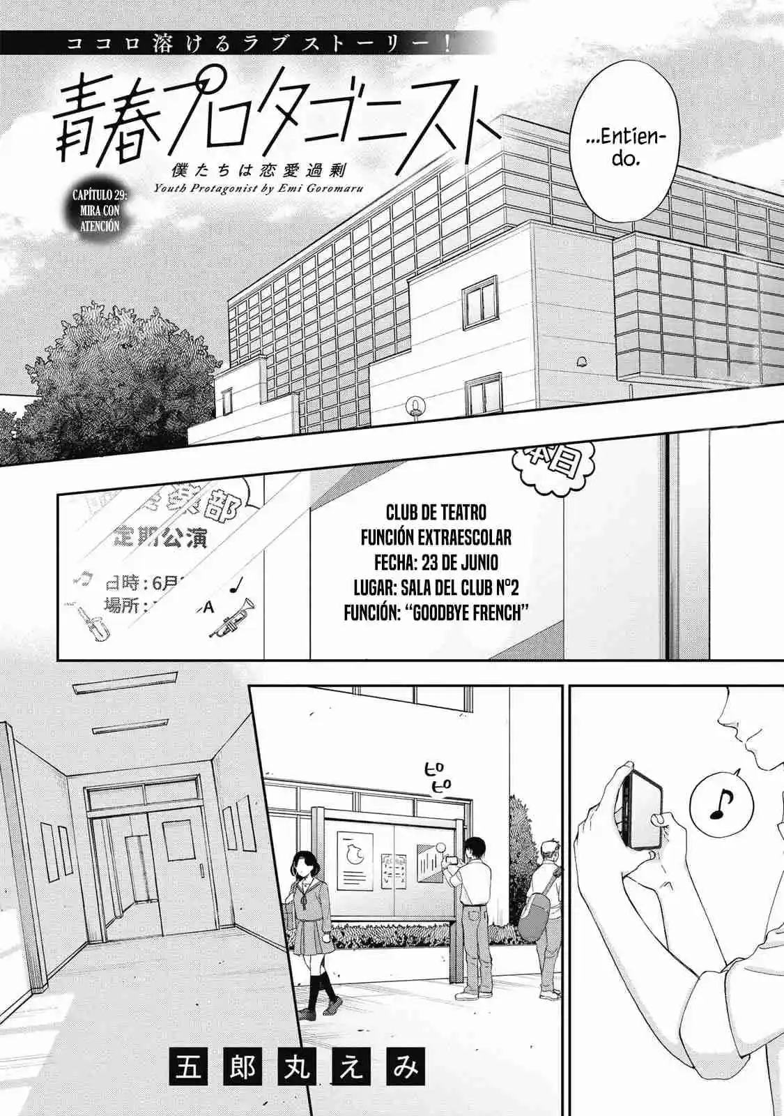 Seishun Protagonist - Capítulo 29 - Página 4 - LectorTMOo