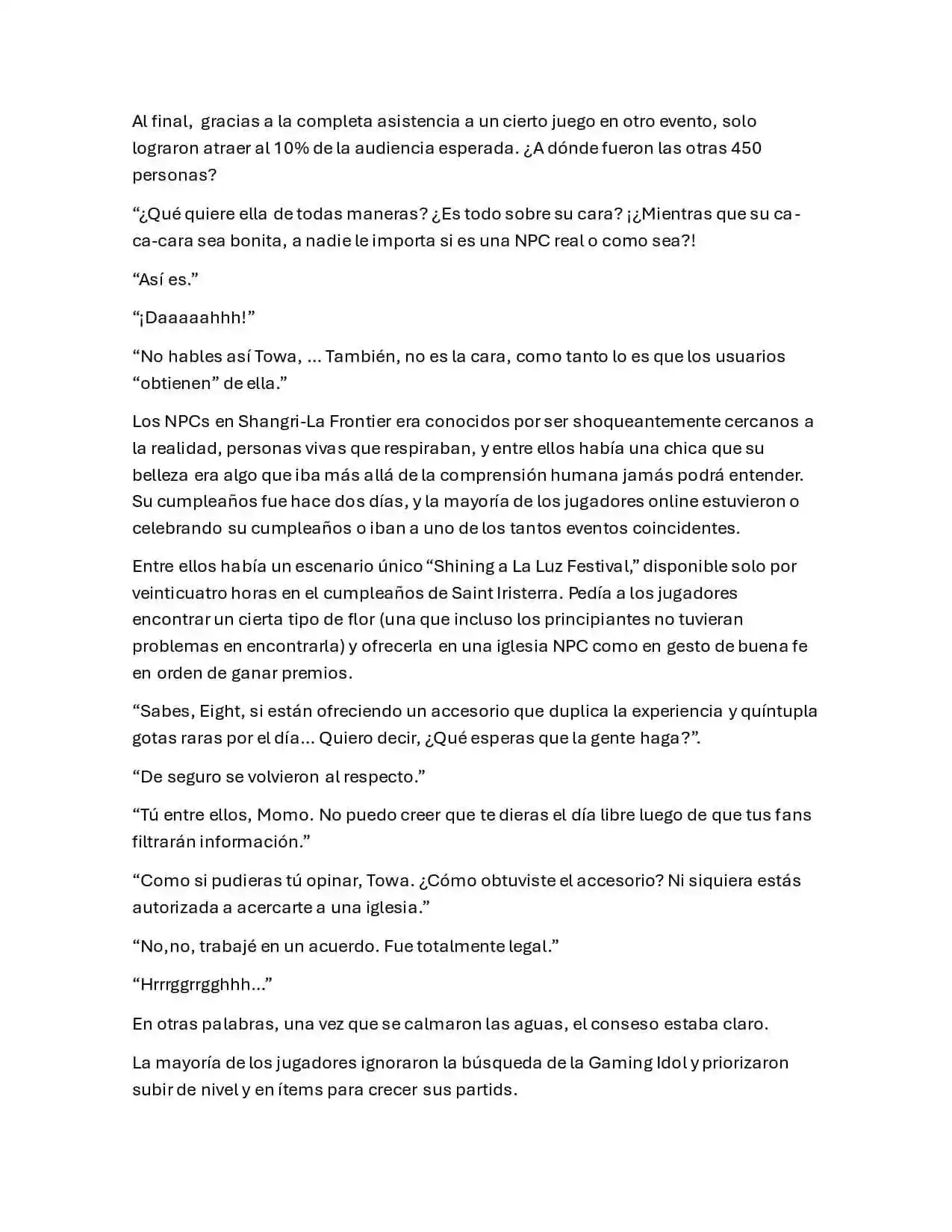 Shangri-La Frontier: Shitty Games Hunter Challenges Godly Game - Capítulo 15.5 - Página 5 - LectorTMOo