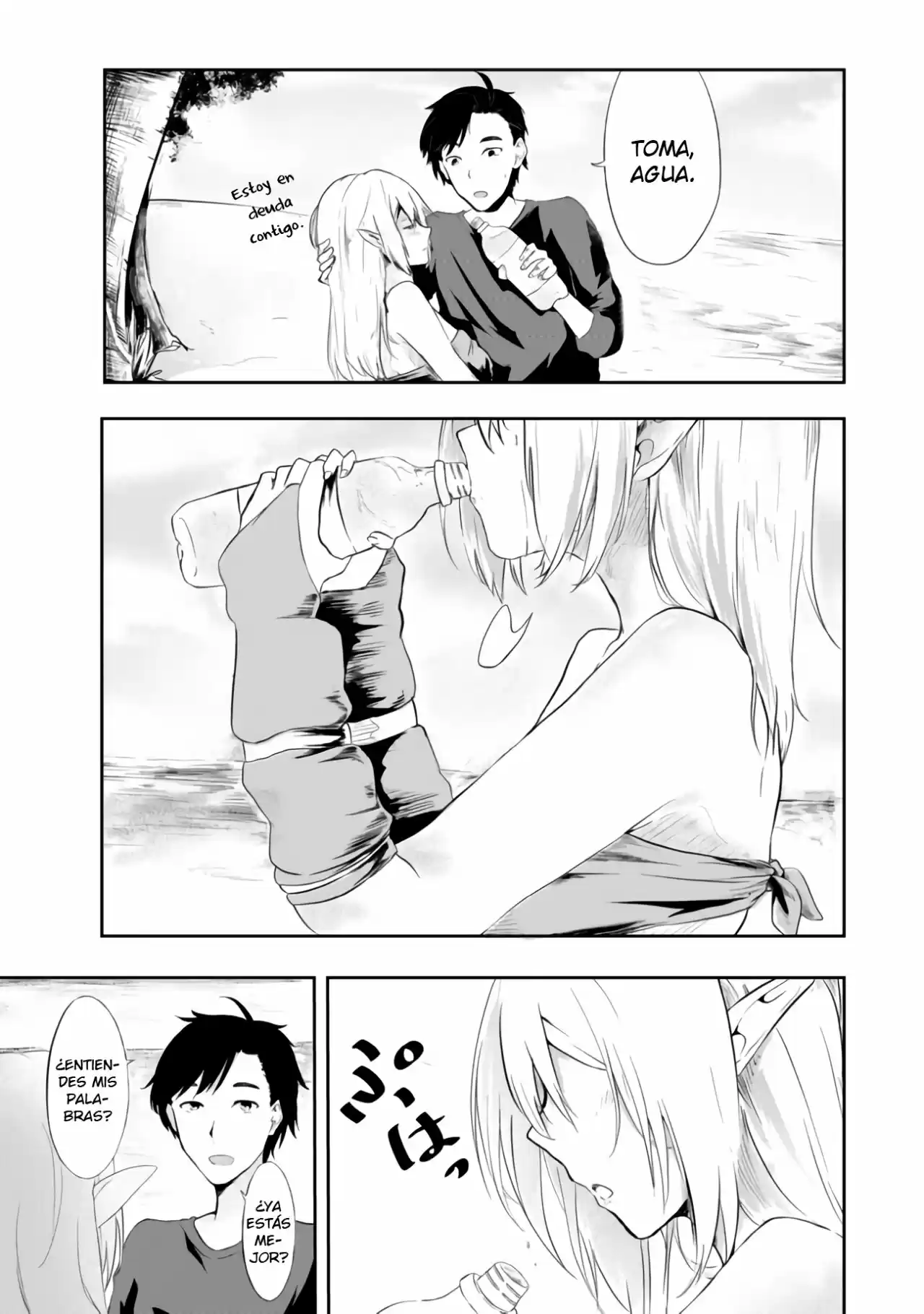 Sharing Life On A Deserted Island With An Elf, 無人島でエルフと共同生活 - Capítulo 1 - Página 7 - LectorTMOo