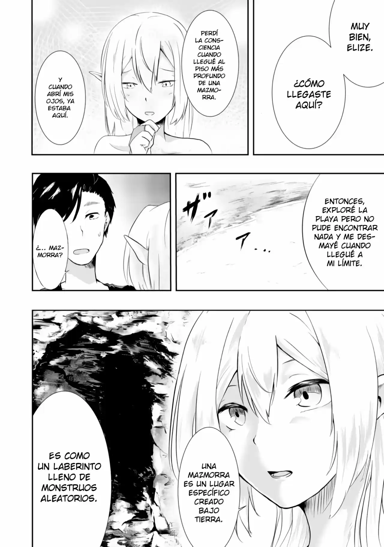Sharing Life On A Deserted Island With An Elf, 無人島でエルフと共同生活 - Capítulo 1 - Página 10 - LectorTMOo