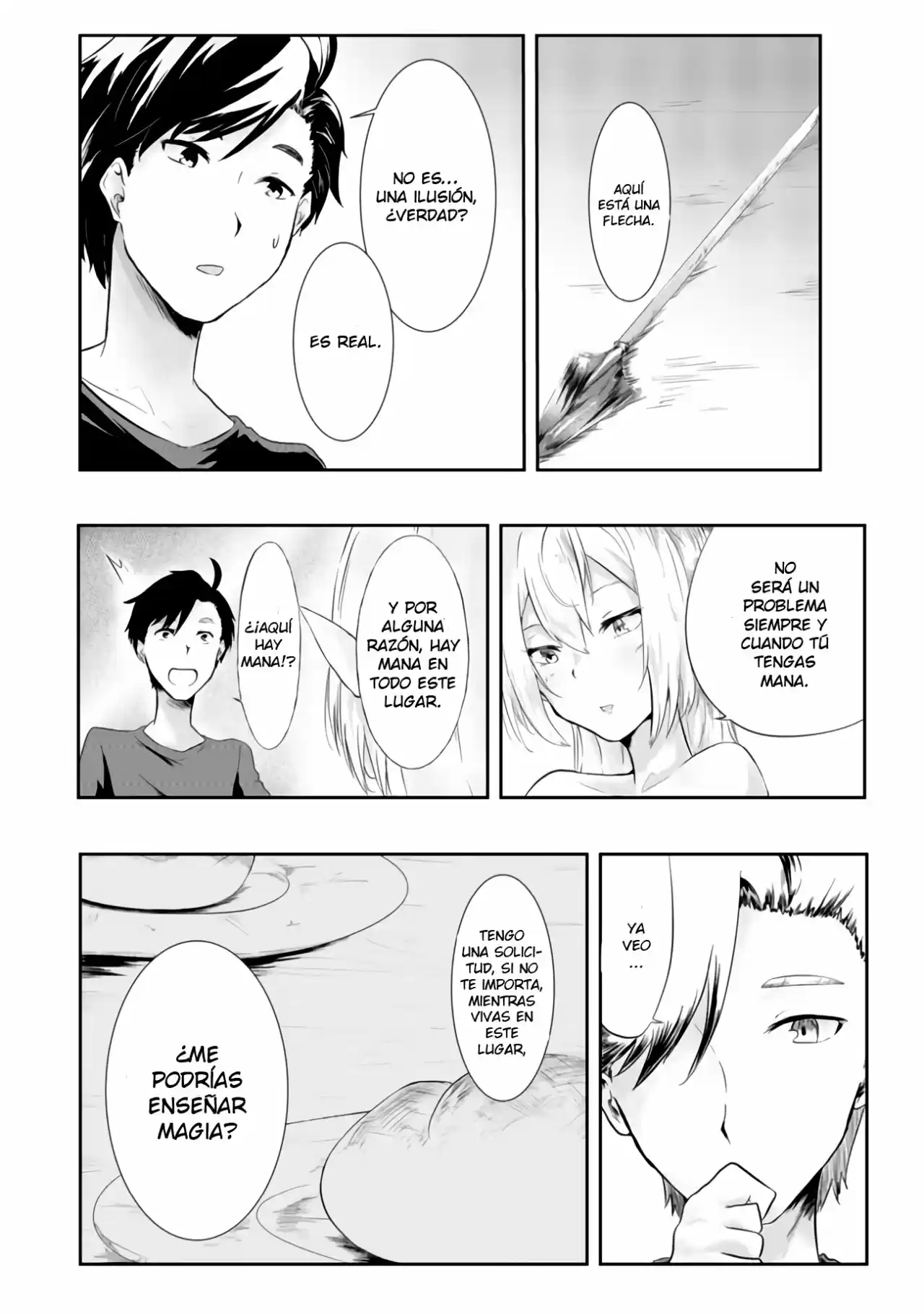 Sharing Life On A Deserted Island With An Elf, 無人島でエルフと共同生活 - Capítulo 1 - Página 18 - LectorTMOo
