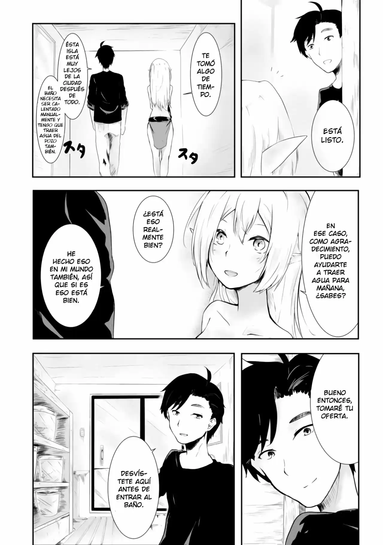 Sharing Life On A Deserted Island With An Elf, 無人島でエルフと共同生活 - Capítulo 1 - Página 20 - LectorTMOo