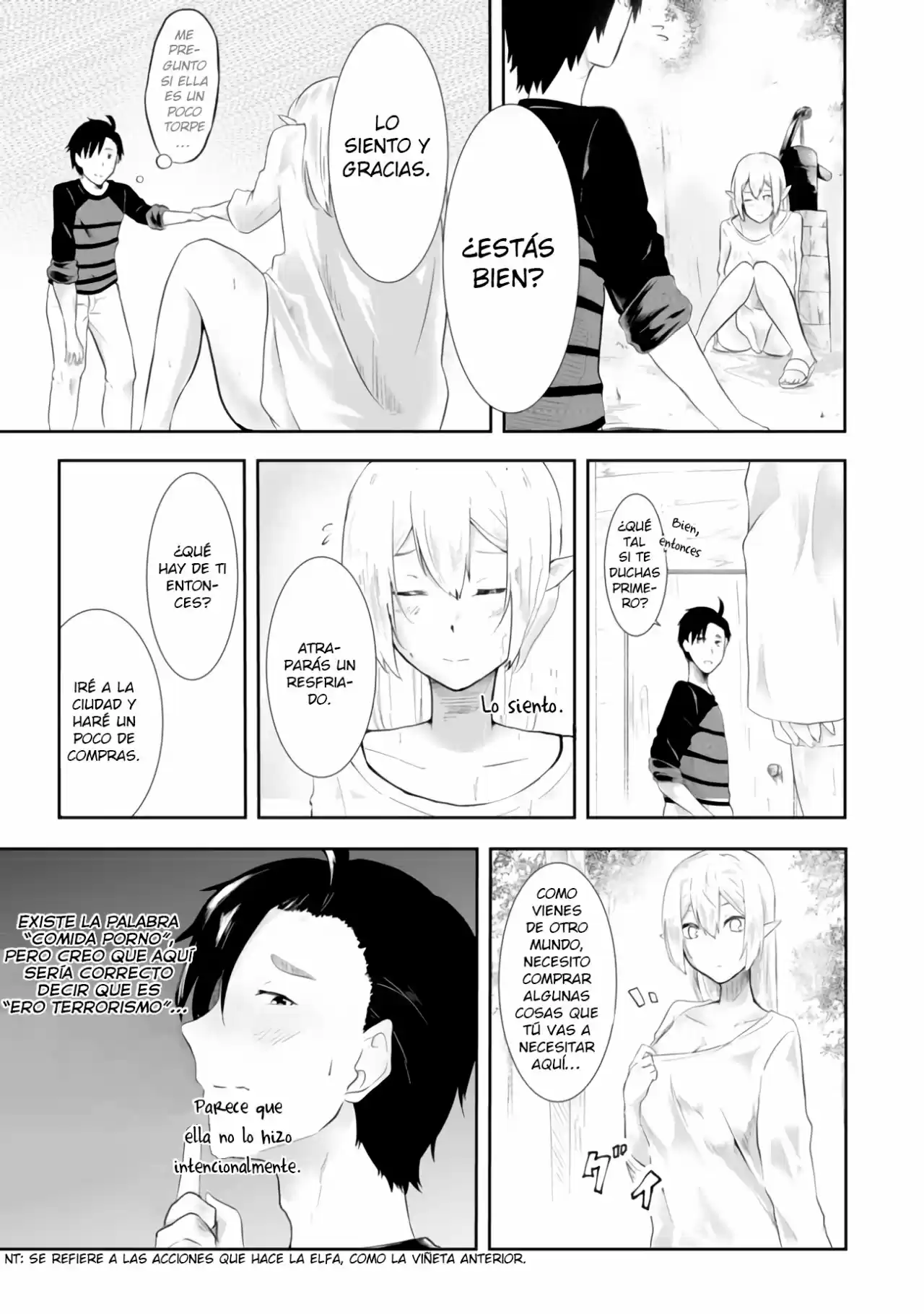 Sharing Life On A Deserted Island With An Elf, 無人島でエルフと共同生活 - Capítulo 1 - Página 35 - LectorTMOo