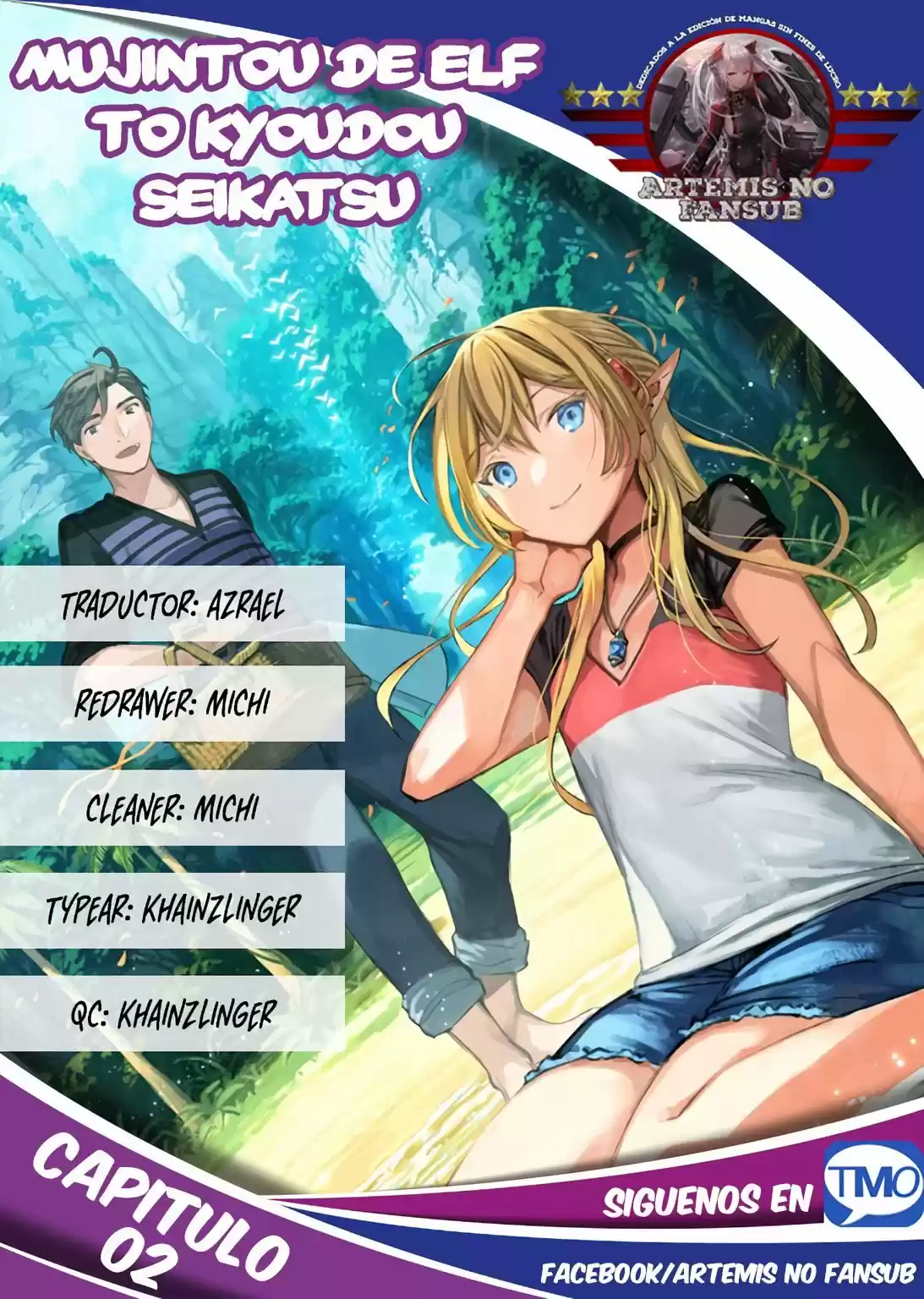 Sharing Life On A Deserted Island With An Elf, 無人島でエルフと共同生活 - Capítulo 2 - Página 1 - LectorTMOo