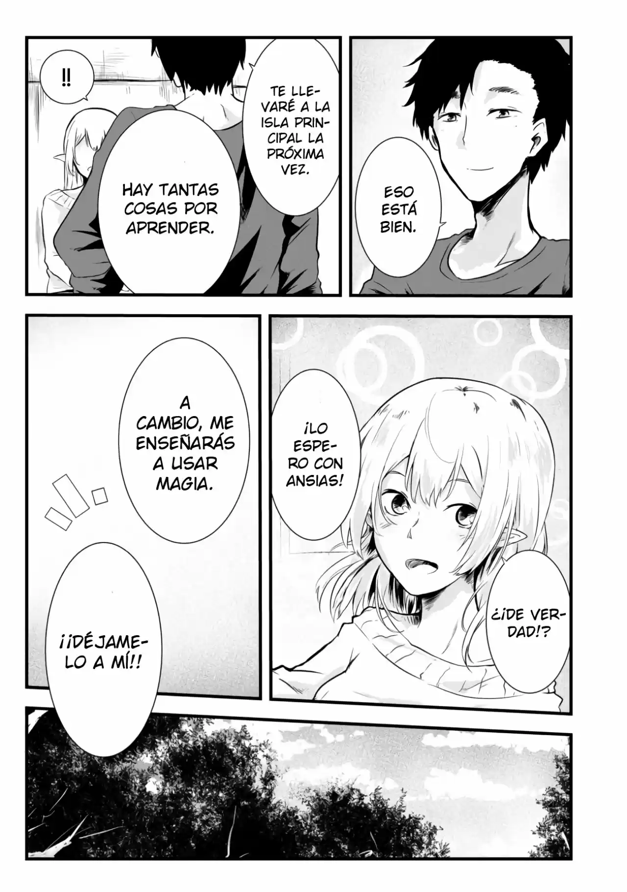 Sharing Life On A Deserted Island With An Elf, 無人島でエルフと共同生活 - Capítulo 2 - Página 12 - LectorTMOo