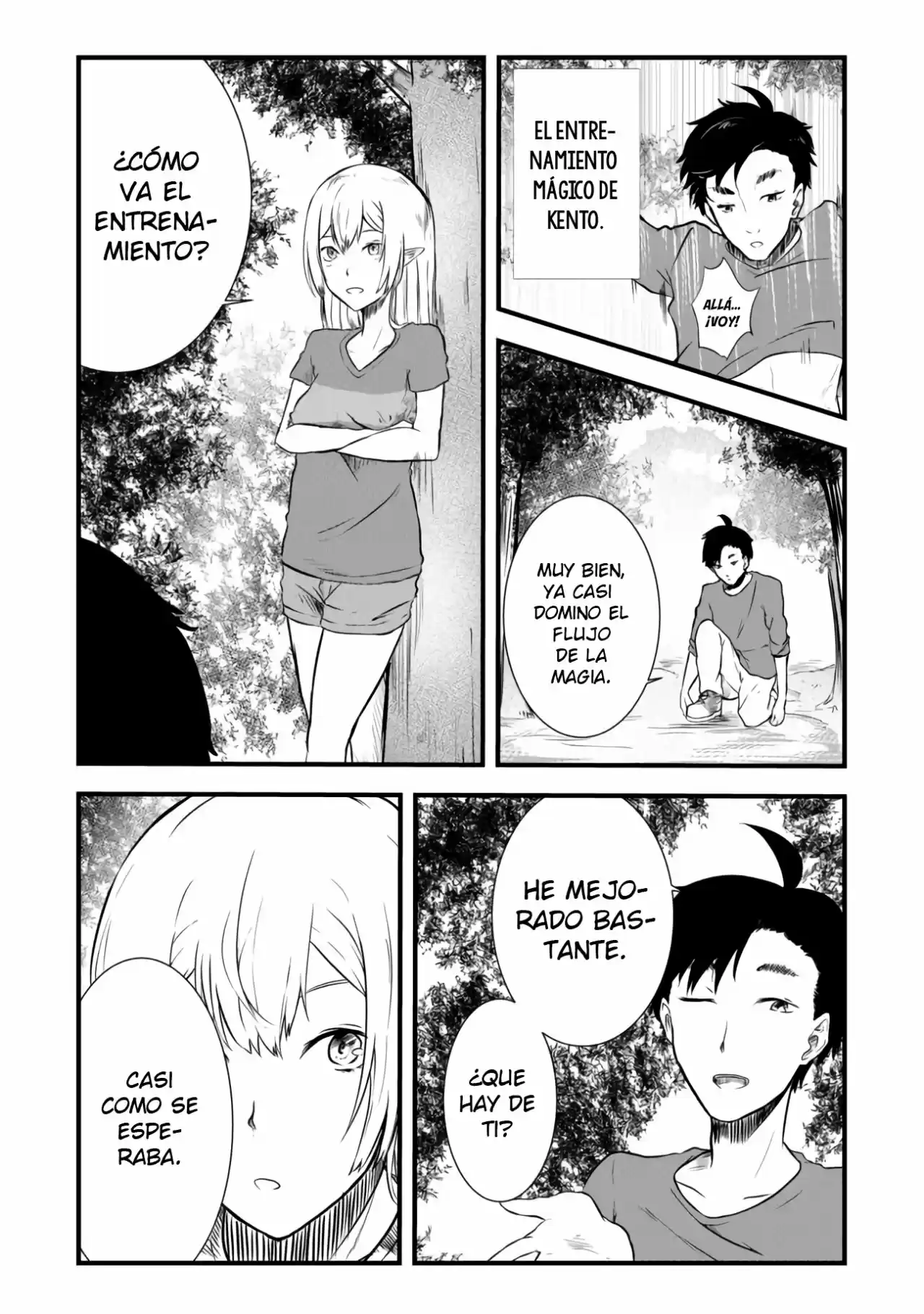 Sharing Life On A Deserted Island With An Elf, 無人島でエルフと共同生活 - Capítulo 2 - Página 35 - LectorTMOo
