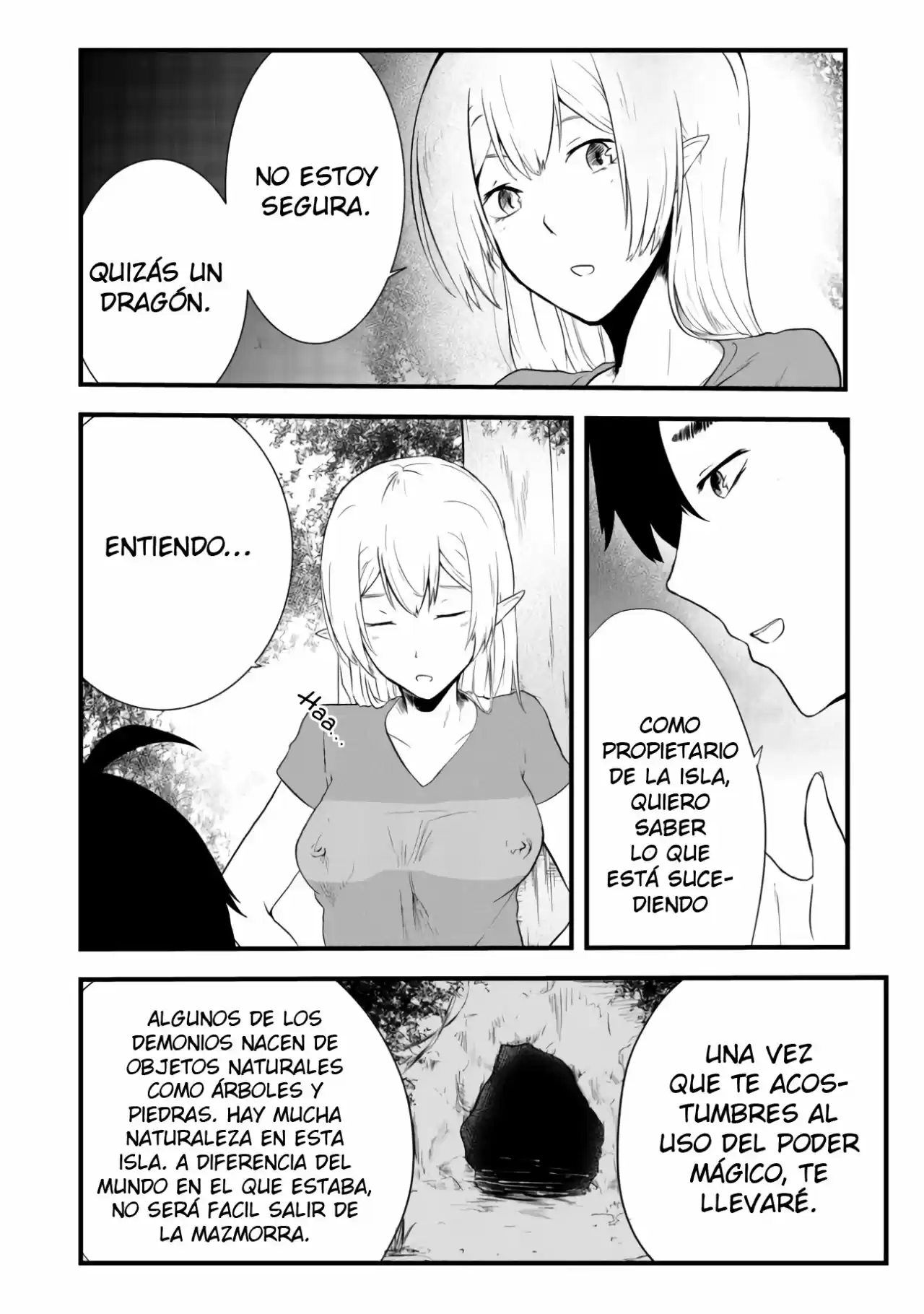 Sharing Life On A Deserted Island With An Elf, 無人島でエルフと共同生活 - Capítulo 2 - Página 37 - LectorTMOo