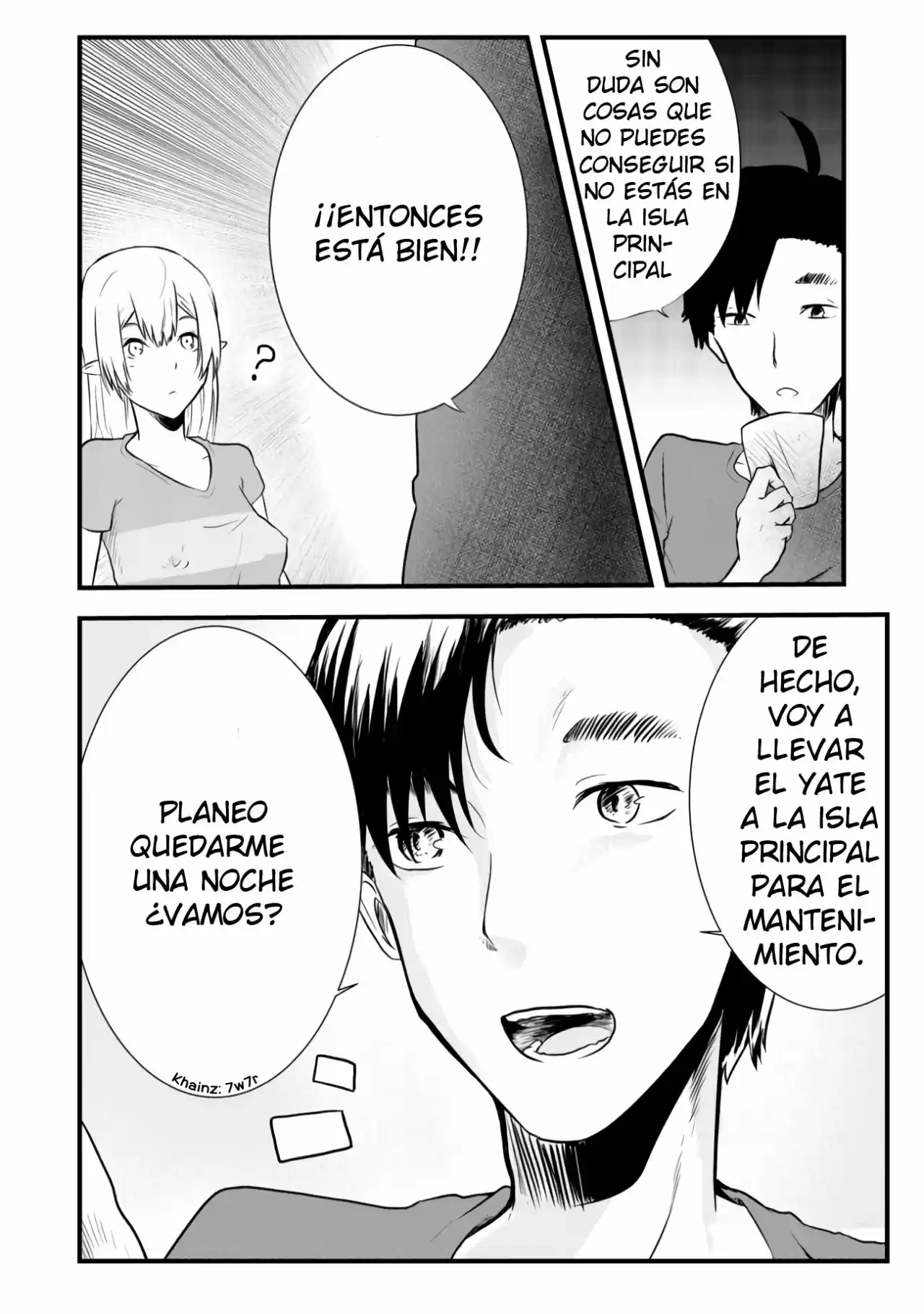 Sharing Life On A Deserted Island With An Elf, 無人島でエルフと共同生活 - Capítulo 2 - Página 39 - LectorTMOo