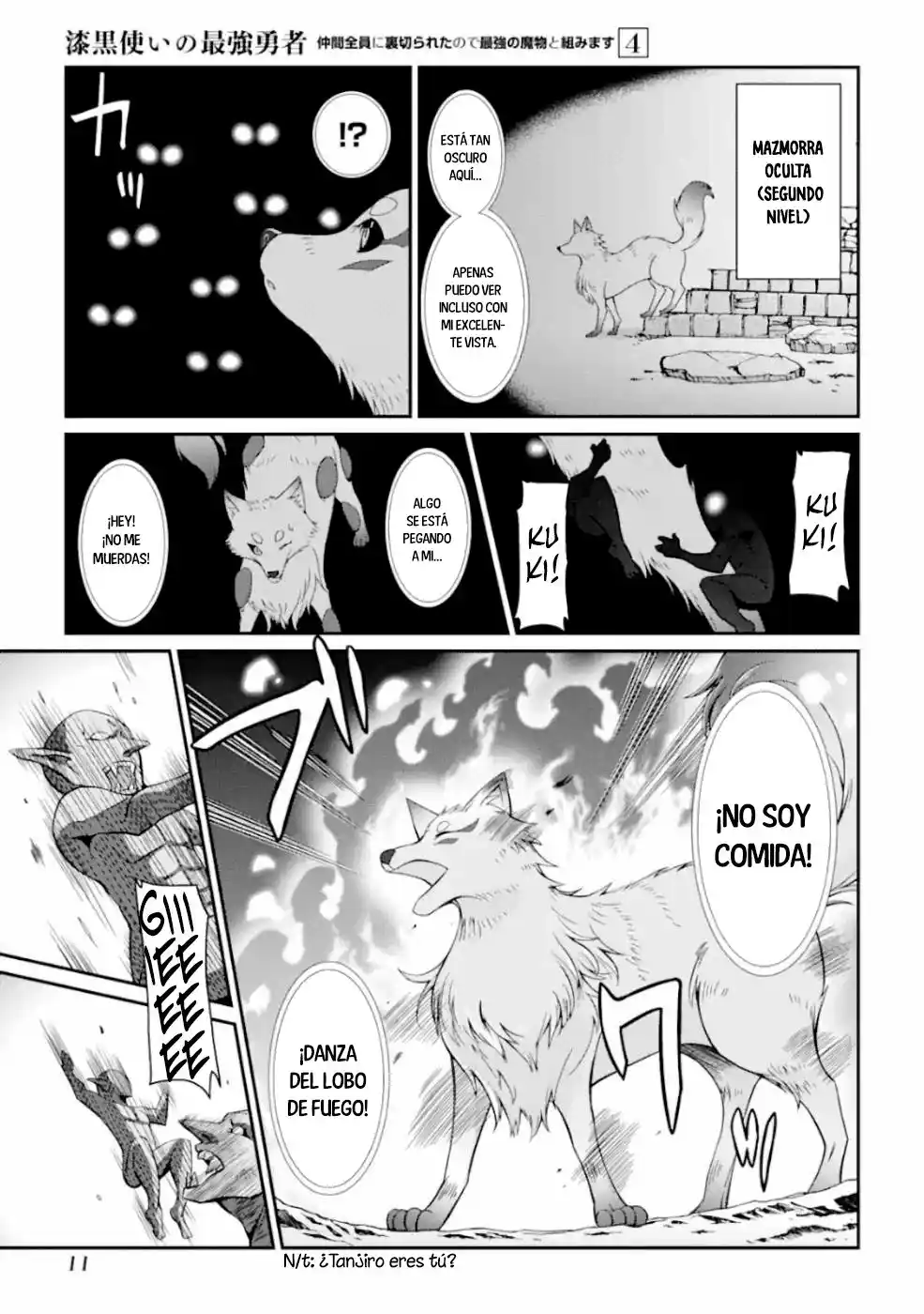 Shikkoku Tsukai No Saikyou Yuusha ~ Nakama Zenin Ni Uragirareta No De Saikyou No Mamono To Kumimasu ~ capítulo 14 página 9