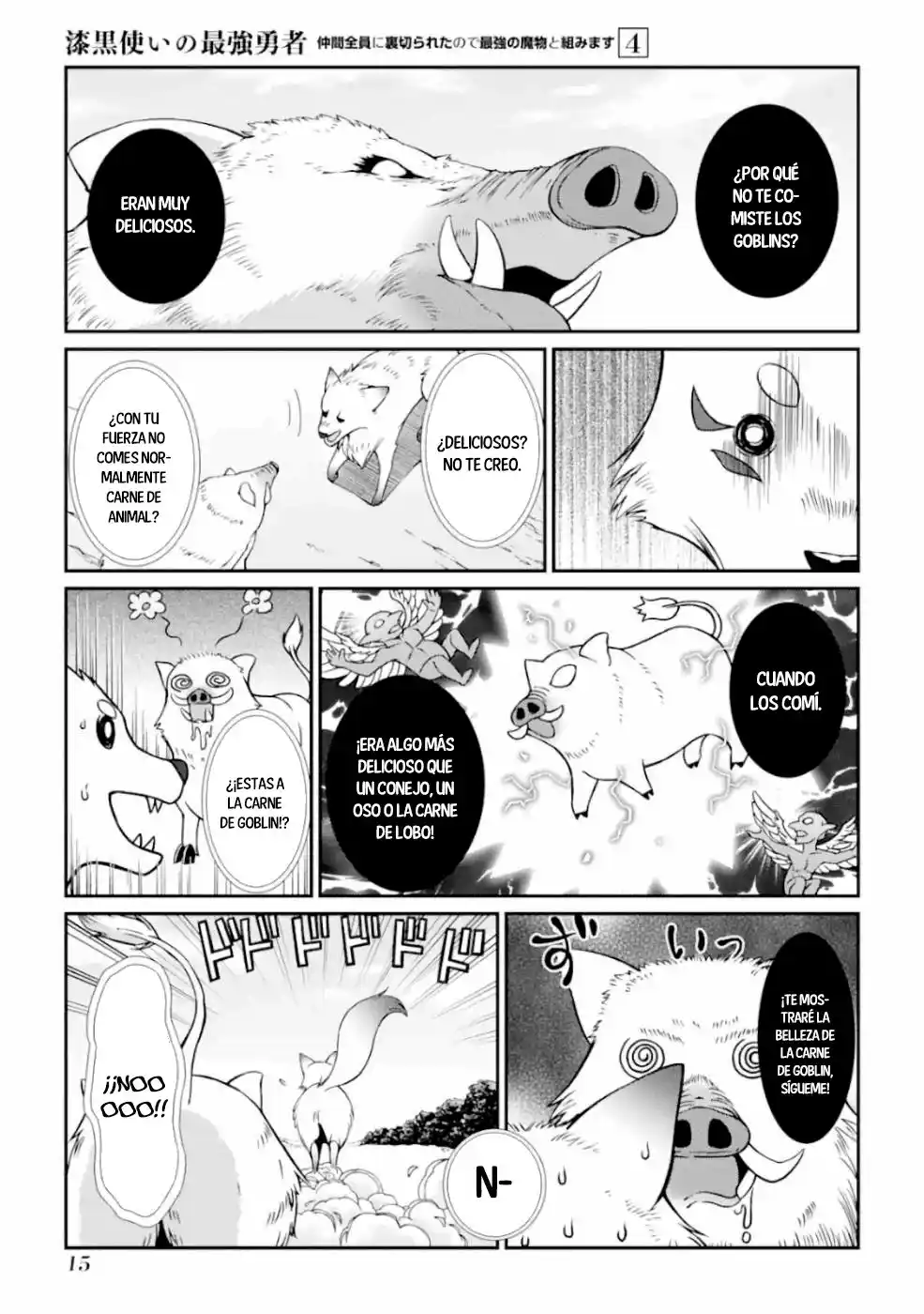 Shikkoku Tsukai No Saikyou Yuusha ~ Nakama Zenin Ni Uragirareta No De Saikyou No Mamono To Kumimasu ~ capítulo 14 página 13