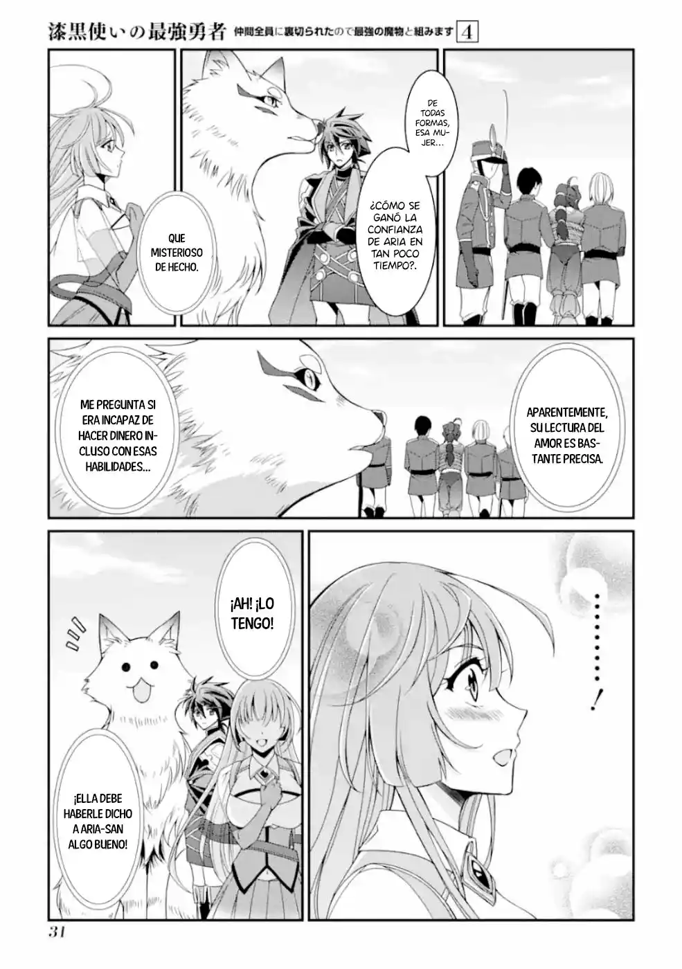 Shikkoku Tsukai No Saikyou Yuusha ~ Nakama Zenin Ni Uragirareta No De Saikyou No Mamono To Kumimasu ~ capítulo 14 página 29