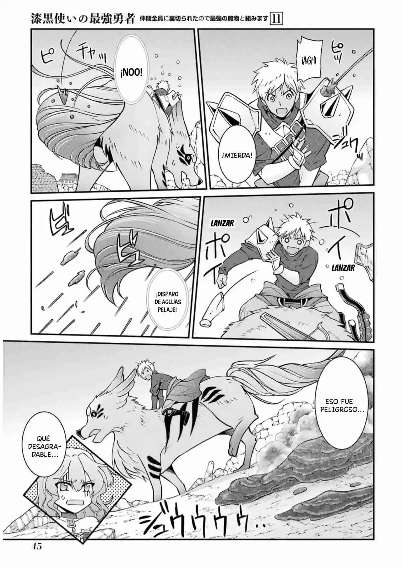 Shikkoku Tsukai No Saikyou Yuusha ~ Nakama Zenin Ni Uragirareta No De Saikyou No Mamono To Kumimasu ~ capítulo 58 página 12