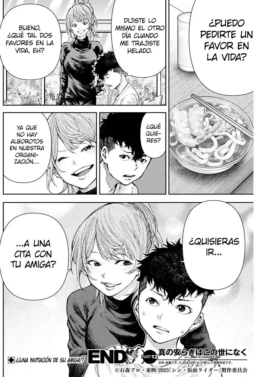 Shin Kamen Rider -SHOCKER SIDE- No Hay Verdadera Paz En Este Mundo - Capítulo 12 - Página 18 - LectorTMOo