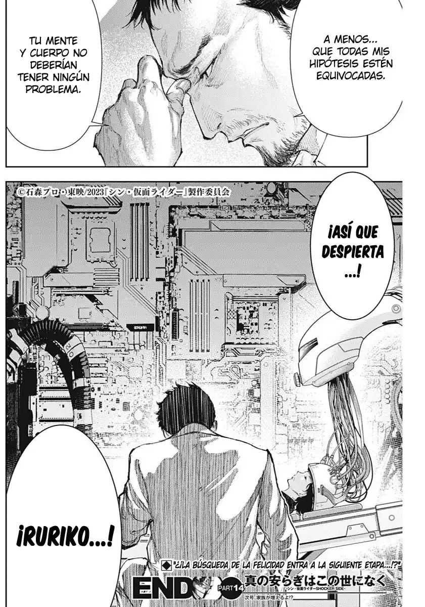 Shin Kamen Rider -SHOCKER SIDE- No Hay Verdadera Paz En Este Mundo - Capítulo 14 - Página 18 - LectorTMOo