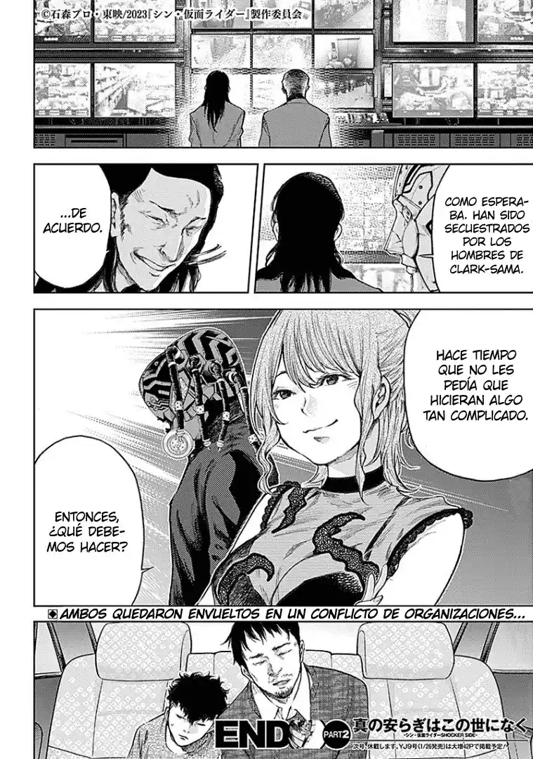 Shin Kamen Rider -SHOCKER SIDE- No Hay Verdadera Paz En Este Mundo - Capítulo 2 - Página 36 - LectorTMOo