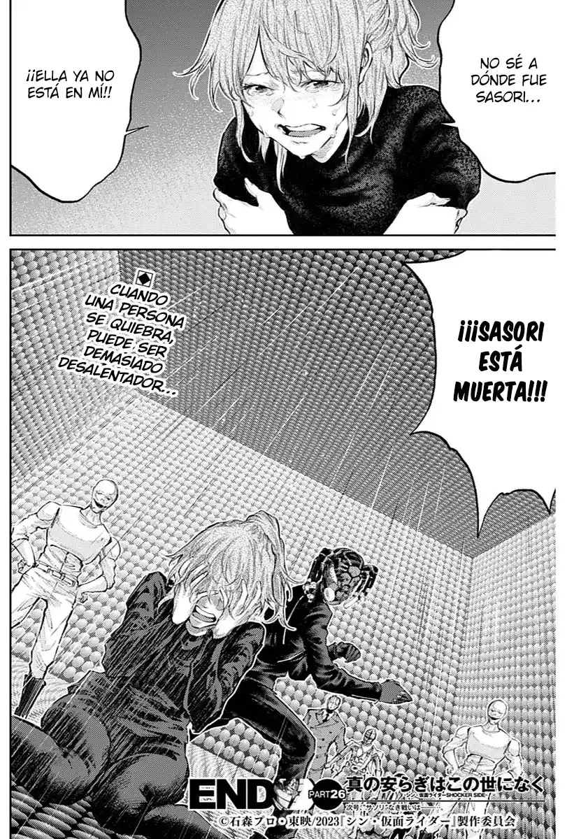 Shin Kamen Rider -SHOCKER SIDE- No Hay Verdadera Paz En Este Mundo - Capítulo 26 - Página 17 - LectorTMOo