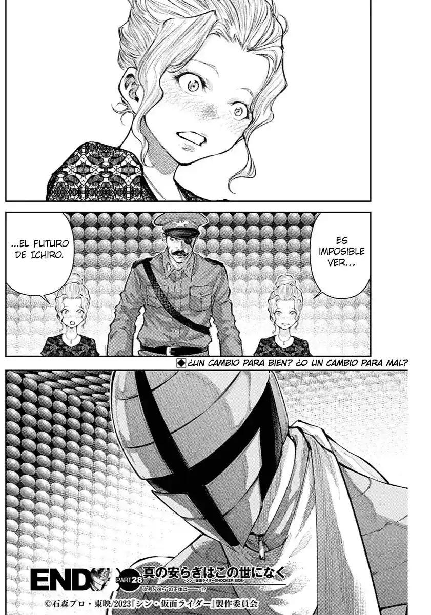Shin Kamen Rider -SHOCKER SIDE- No Hay Verdadera Paz En Este Mundo - Capítulo 28 - Página 18 - LectorTMOo