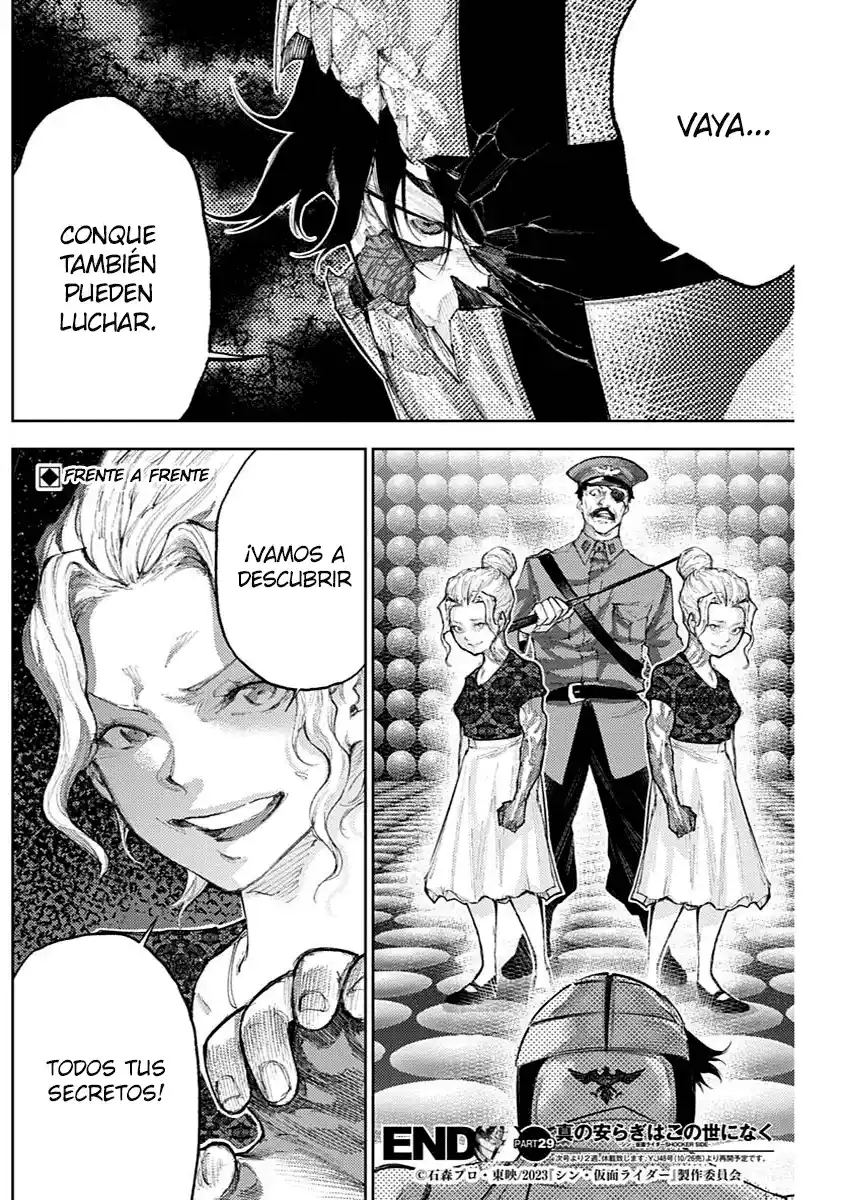 Shin Kamen Rider -SHOCKER SIDE- No Hay Verdadera Paz En Este Mundo - Capítulo 29 - Página 18 - LectorTMOo