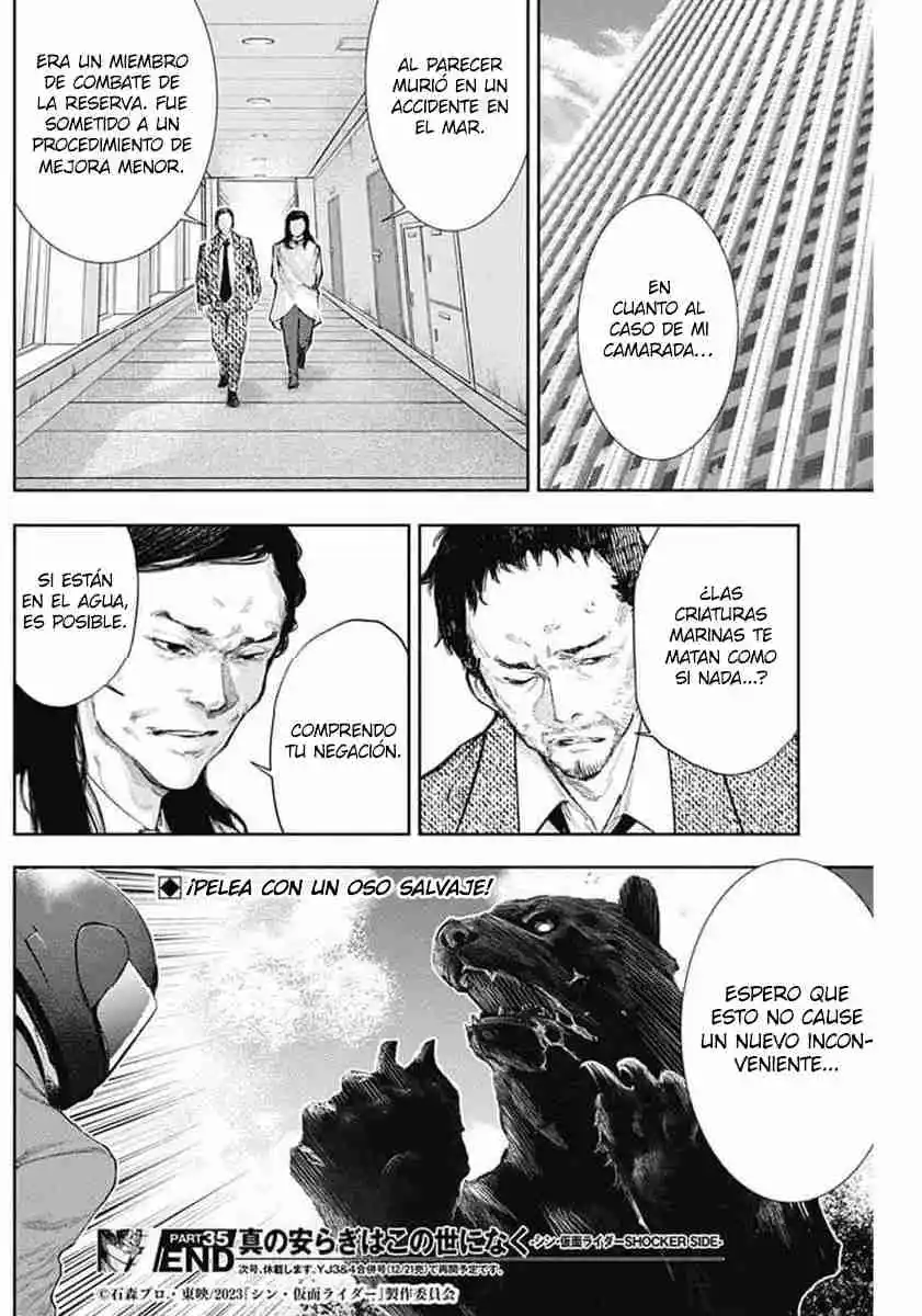 Shin Kamen Rider -SHOCKER SIDE- No Hay Verdadera Paz En Este Mundo - Capítulo 35 - Página 18 - LectorTMOo
