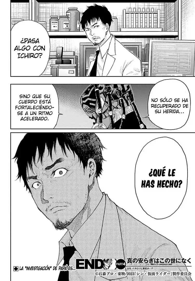 Shin Kamen Rider -SHOCKER SIDE- No Hay Verdadera Paz En Este Mundo - Capítulo 4 - Página 19 - LectorTMOo