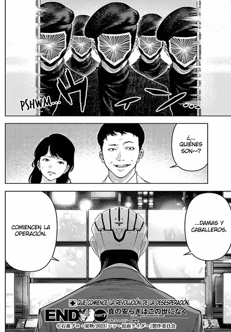Shin Kamen Rider -SHOCKER SIDE- No Hay Verdadera Paz En Este Mundo - Capítulo 7 - Página 19 - LectorTMOo