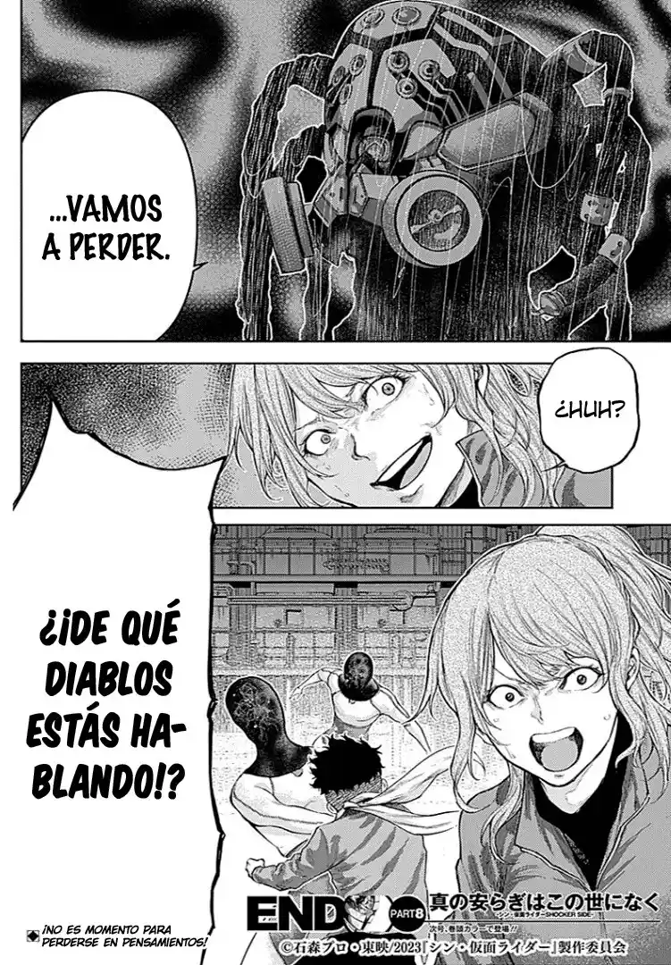 Shin Kamen Rider -SHOCKER SIDE- No Hay Verdadera Paz En Este Mundo - Capítulo 8 - Página 18 - LectorTMOo