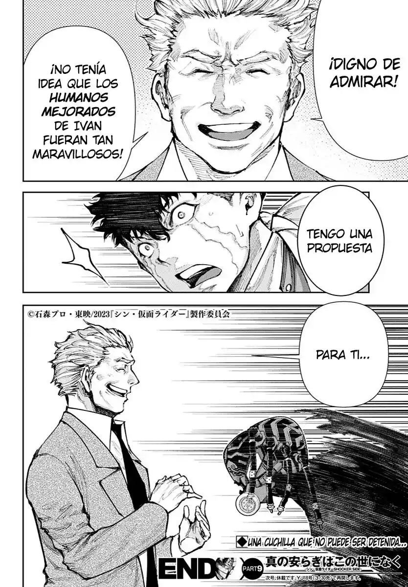 Shin Kamen Rider -SHOCKER SIDE- No Hay Verdadera Paz En Este Mundo - Capítulo 9 - Página 19 - LectorTMOo