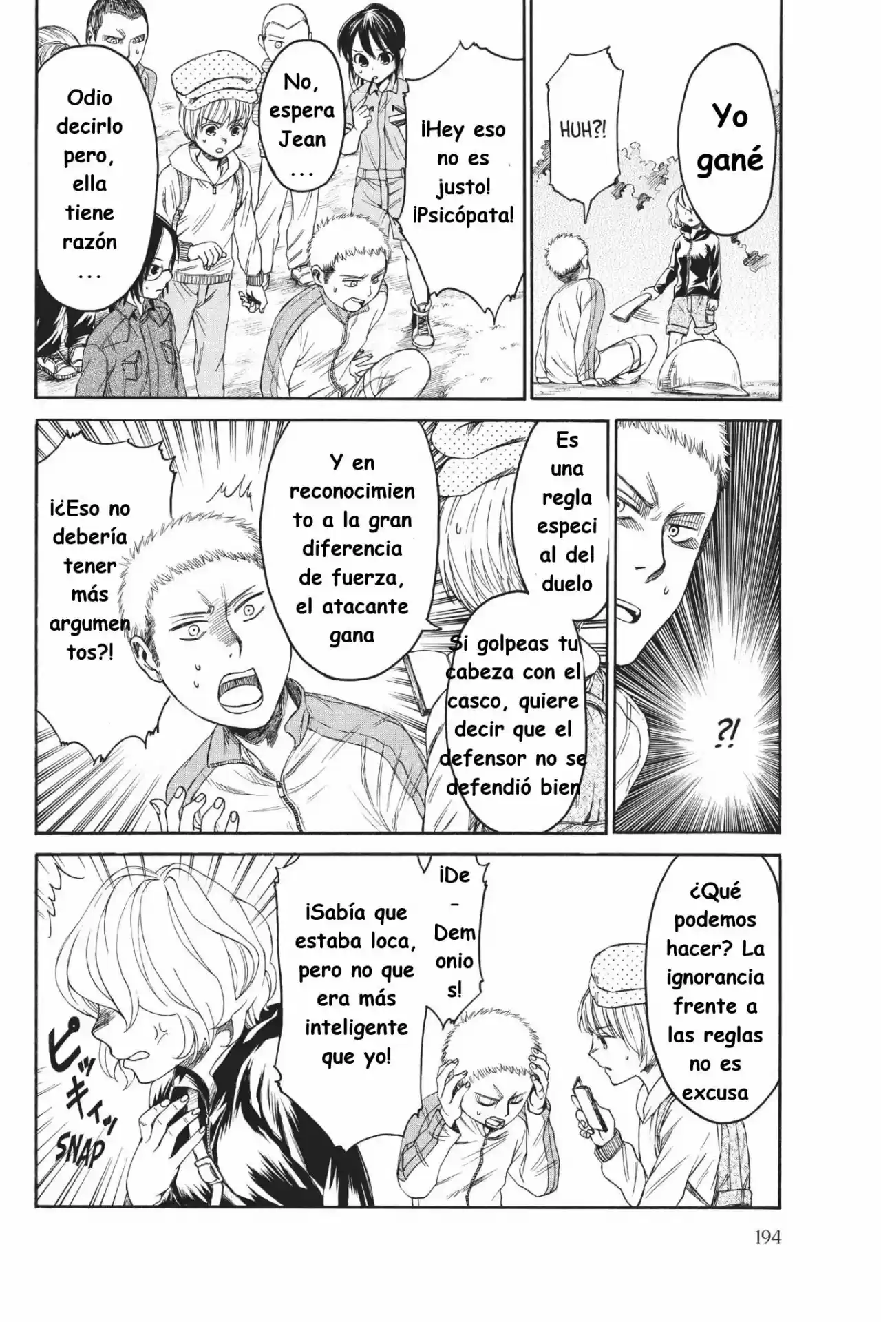 Shingeki! Kyojin Chuugakkou Mare Academy - Capítulo 10 - Página 8 - LectorTMOo