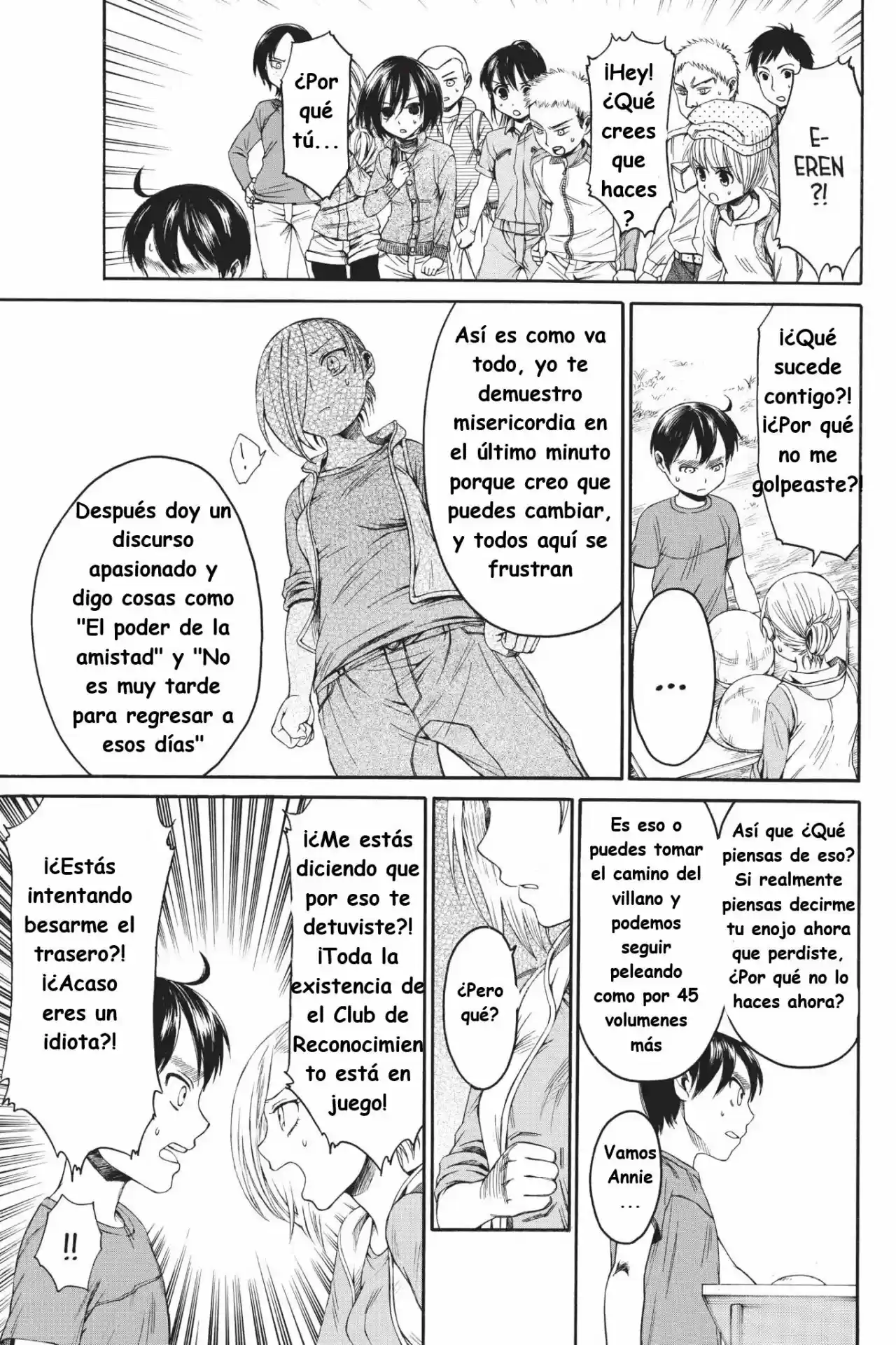 Shingeki! Kyojin Chuugakkou Mare Academy - Capítulo 10 - Página 13 - LectorTMOo