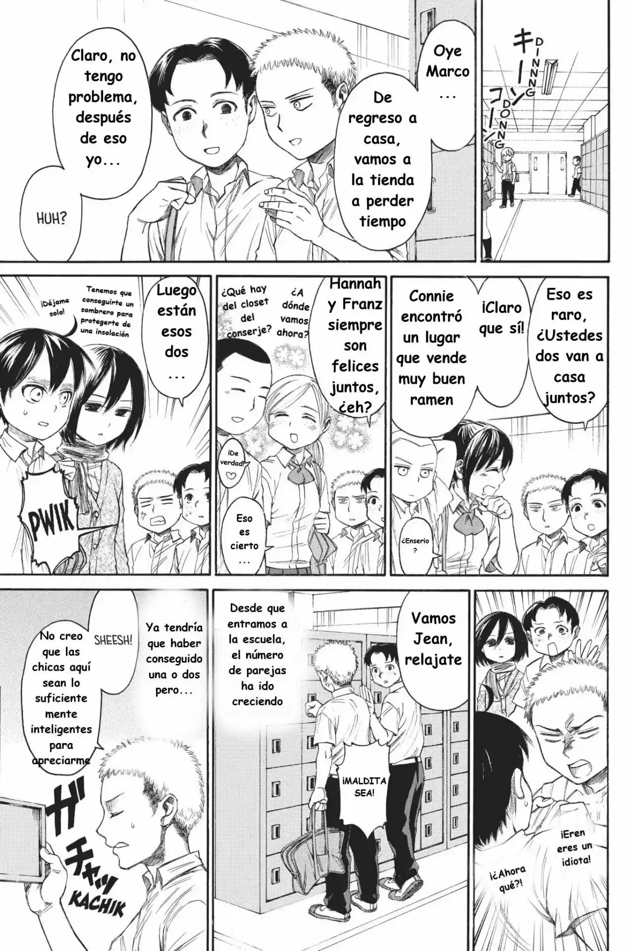 Shingeki! Kyojin Chuugakkou Mare Academy - Capítulo 12 - Página 1 - LectorTMOo