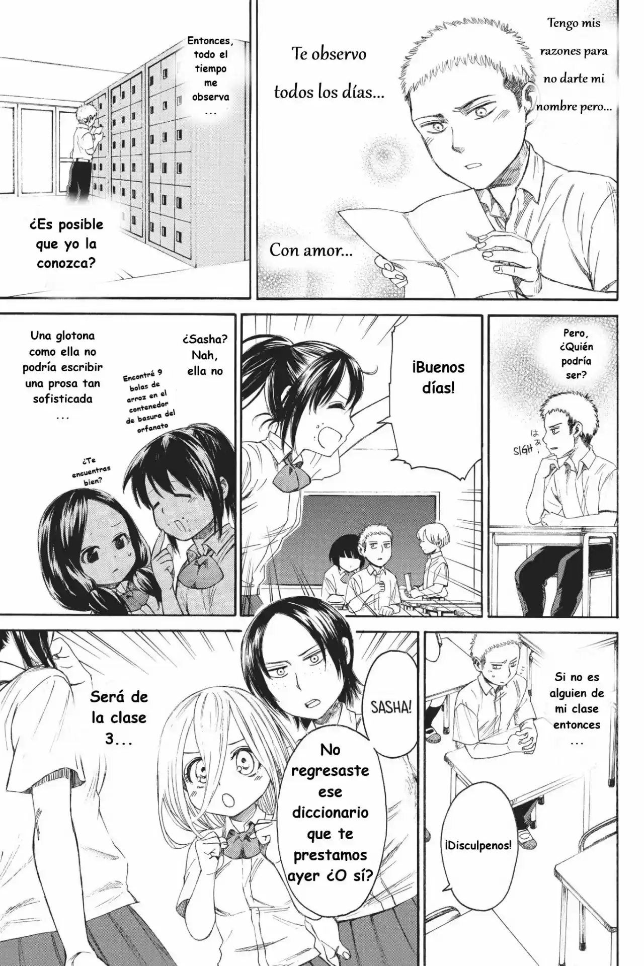 Shingeki! Kyojin Chuugakkou Mare Academy - Capítulo 12 - Página 5 - LectorTMOo