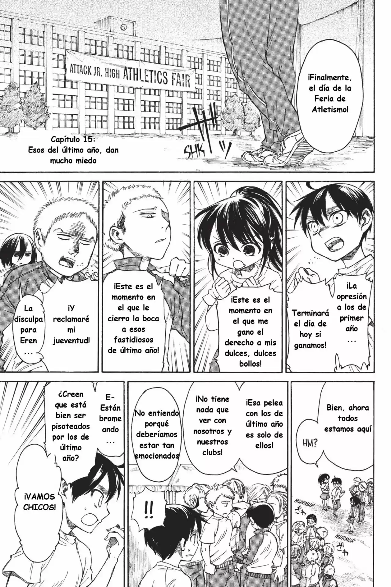 Shingeki! Kyojin Chuugakkou Mare Academy - Capítulo 15 - Página 1 - LectorTMOo