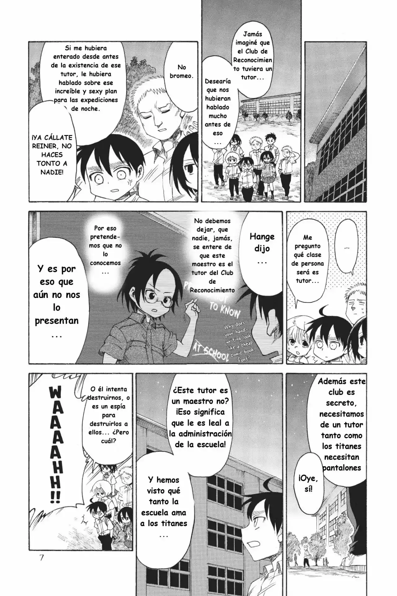 Shingeki! Kyojin Chuugakkou Mare Academy - Capítulo 17 - Página 5 - LectorTMOo