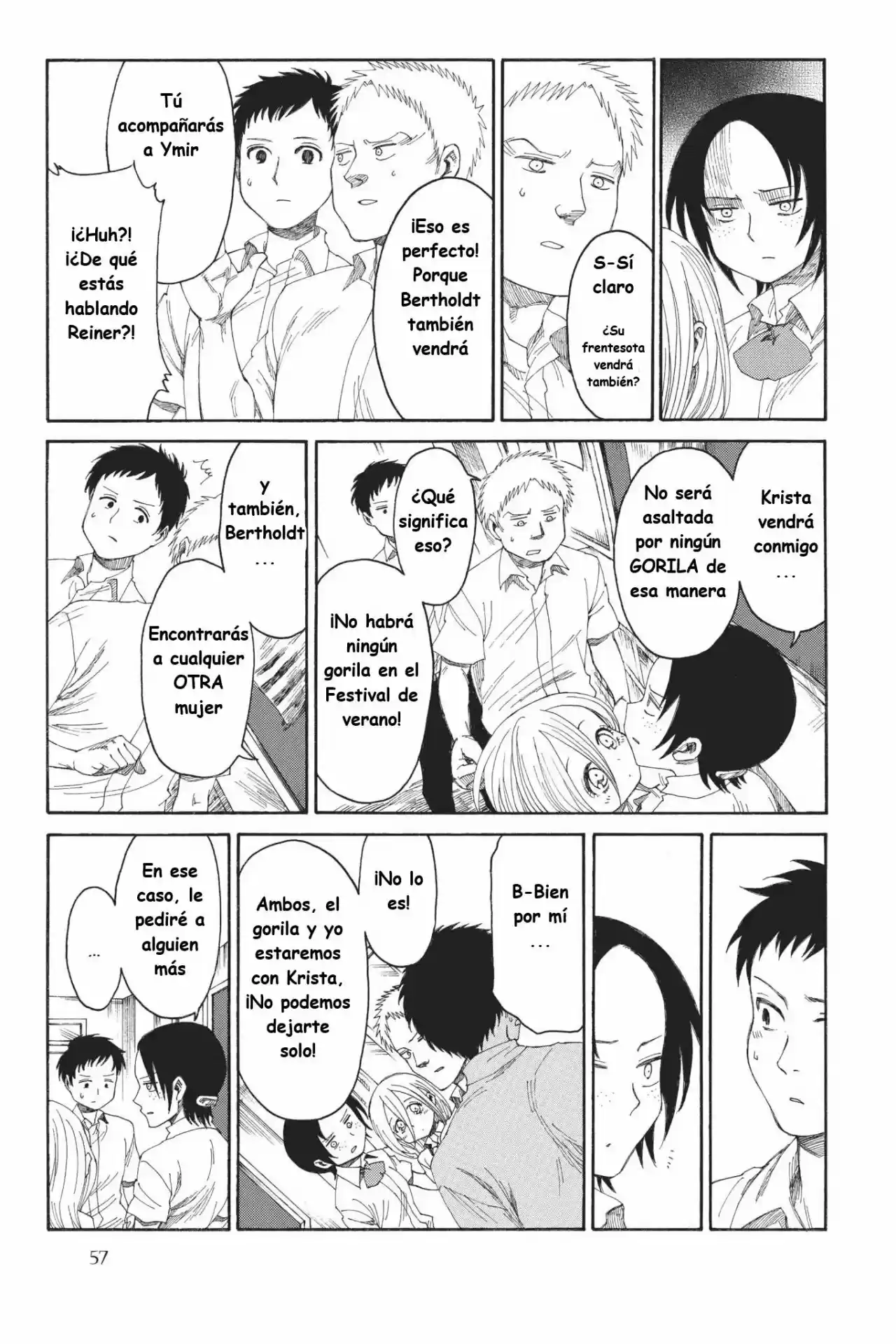 Shingeki! Kyojin Chuugakkou Mare Academy - Capítulo 19 - Página 4 - LectorTMOo