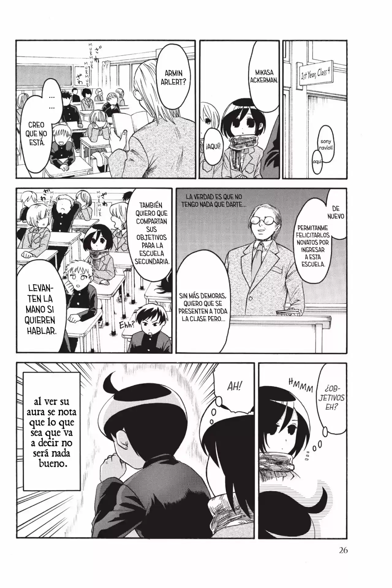Shingeki! Kyojin Chuugakkou Mare Academy - Capítulo 2 - Página 4 - LectorTMOo