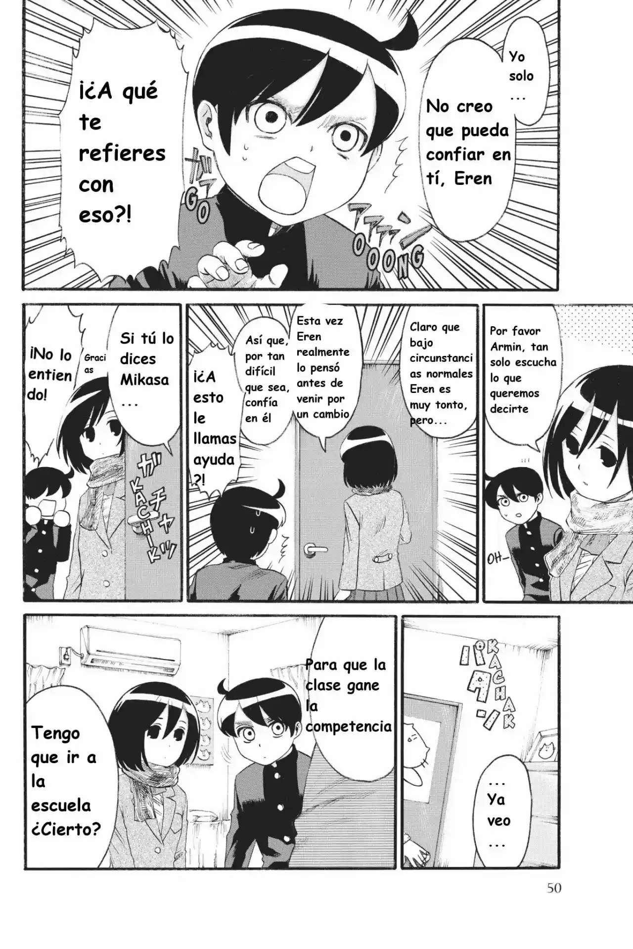 Shingeki! Kyojin Chuugakkou Mare Academy - Capítulo 3 - Página 6 - LectorTMOo
