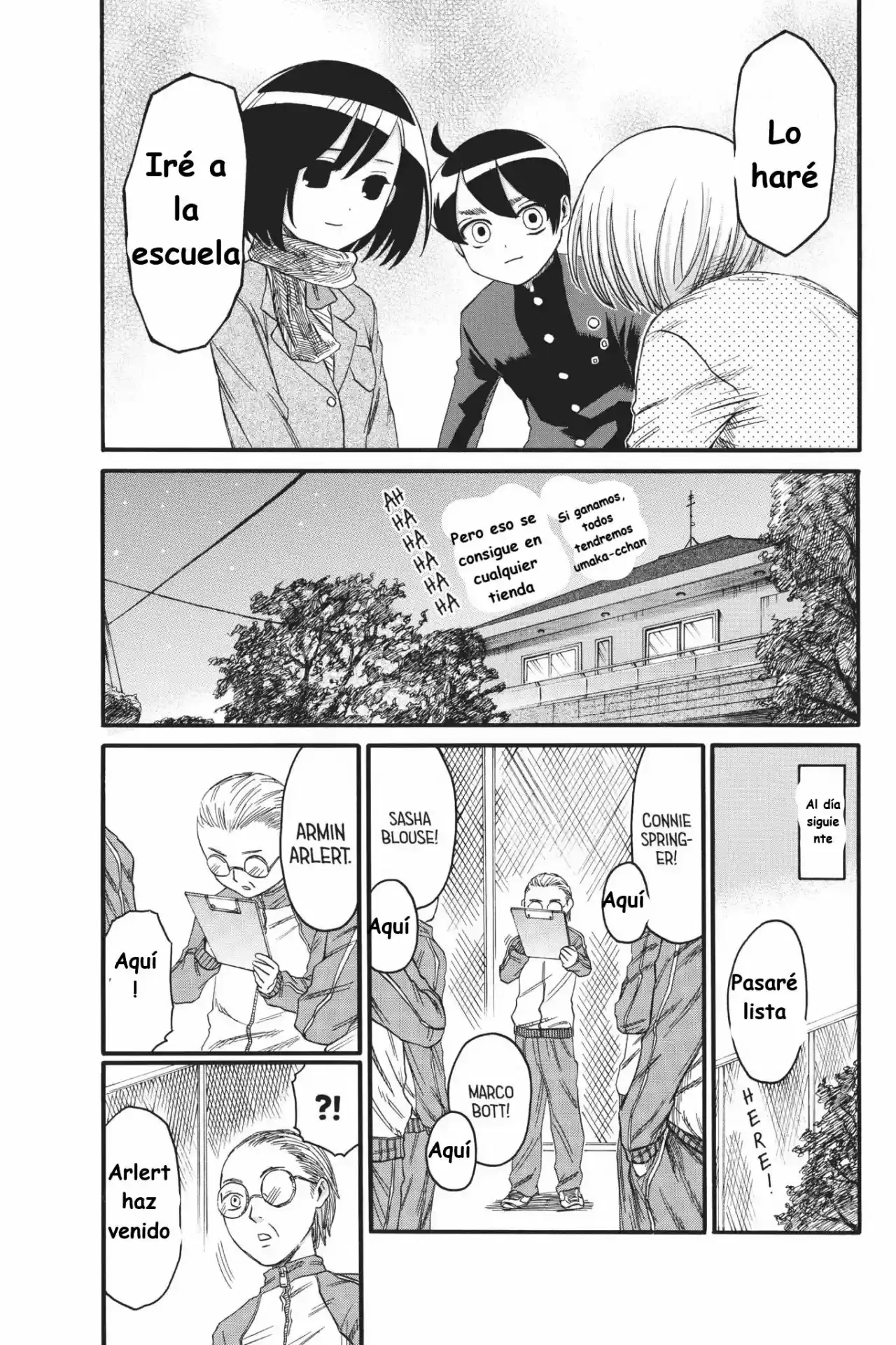 Shingeki! Kyojin Chuugakkou Mare Academy - Capítulo 3 - Página 17 - LectorTMOo