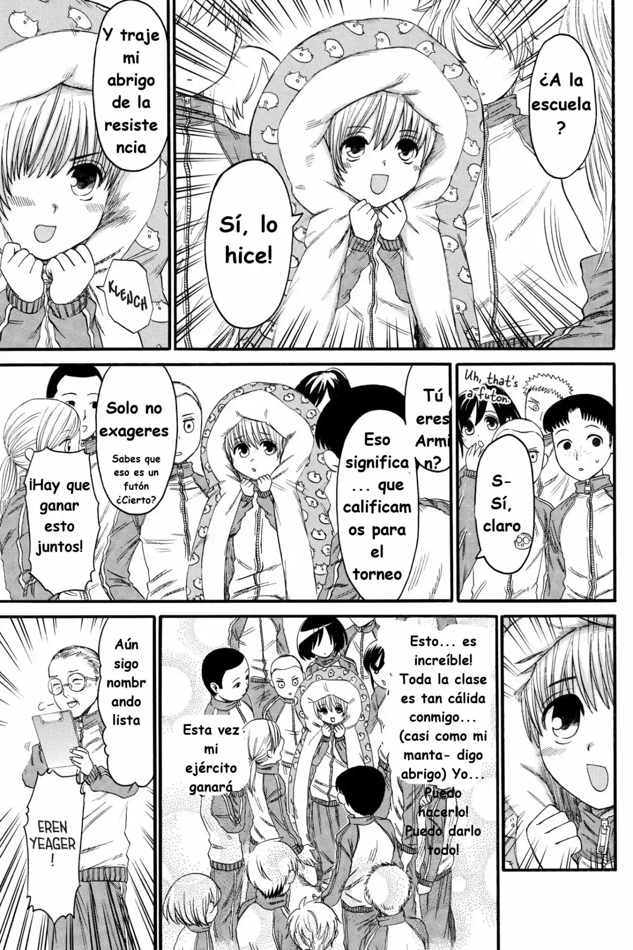Shingeki! Kyojin Chuugakkou Mare Academy - Capítulo 3 - Página 18 - LectorTMOo